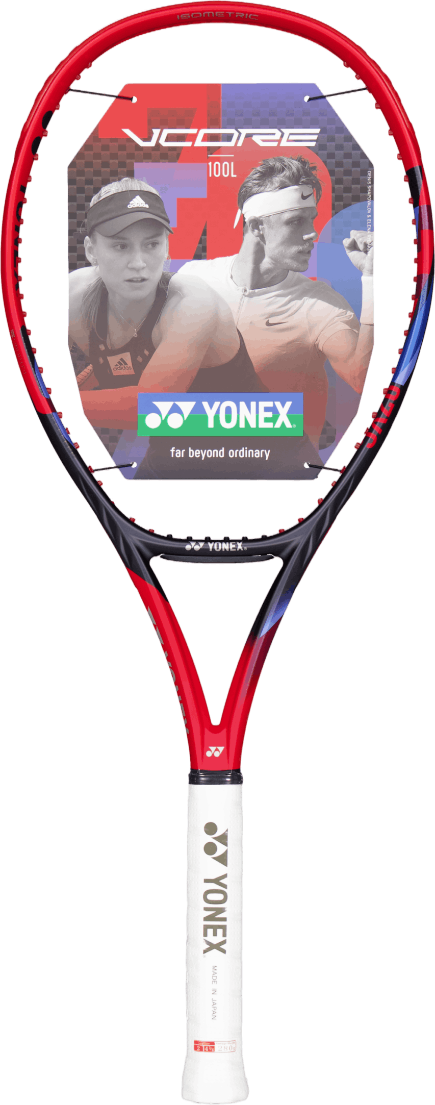 Vcore 100l, Unisex, Utrustning, racketar, Tennis, Vit/Röd, 1