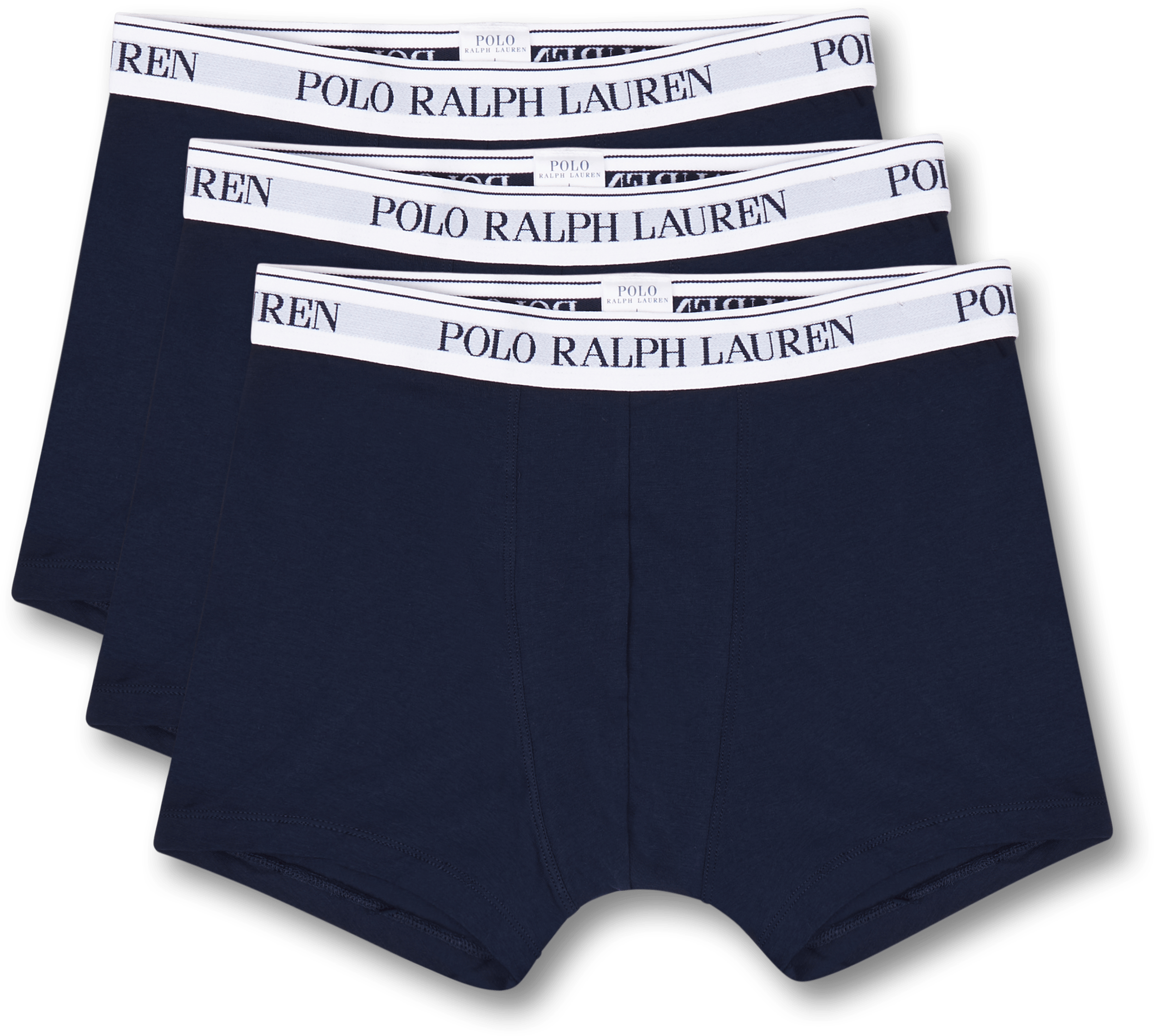 Classic Stretch-Cotton Trunk 3-Pack 3PK Nvy Wht / Nvy Wht / Nvy Wht, Male, Odevy, Spodná bielizeň, Modrá, XL