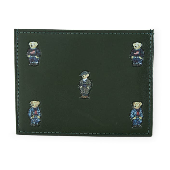 Polo Ralph Lauren Leather Bear Wallet New Forest, Male, Equipment, other accessories, ONESIZE