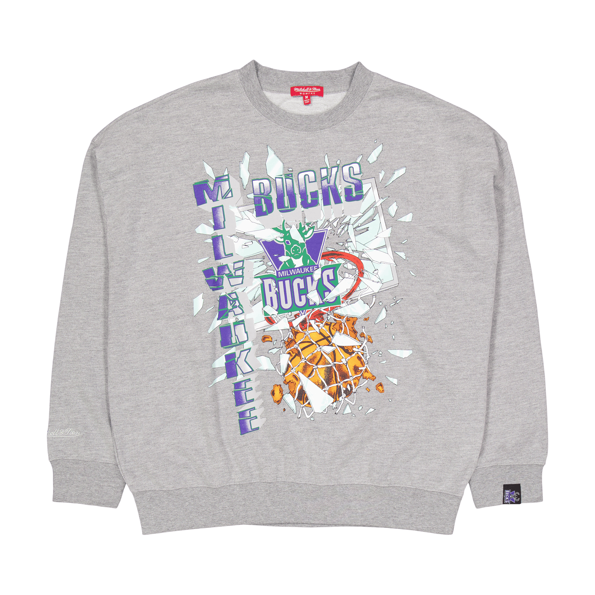 Womens Big Face Crew 6.0 Grey Heather