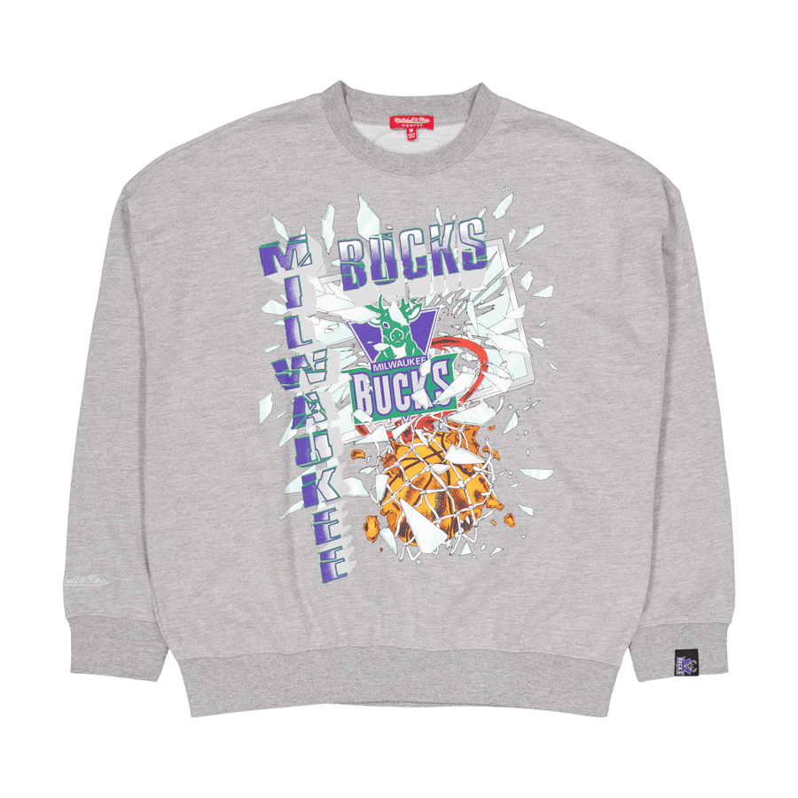 Womens Big Face Crew 6.0 Grey Heather