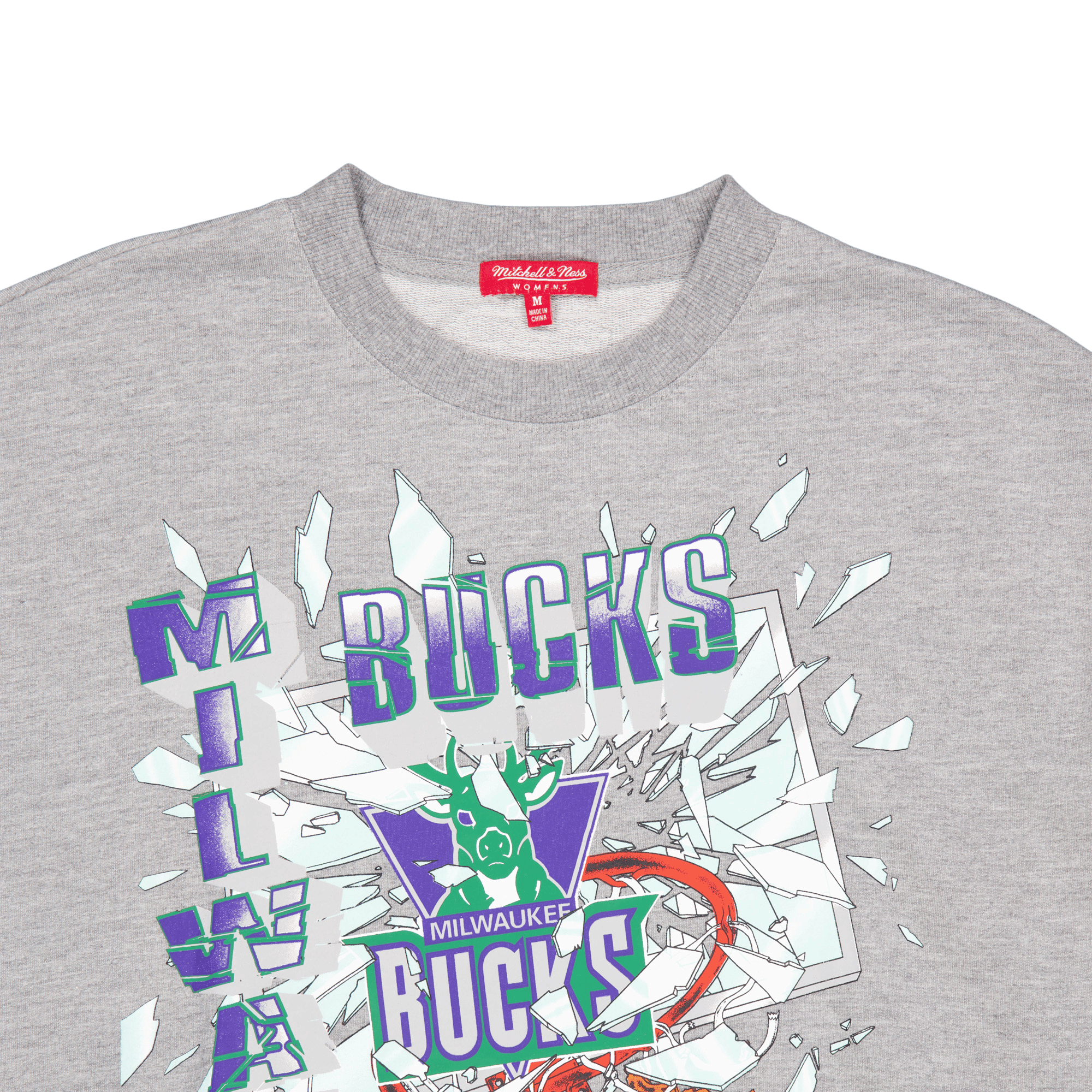 Womens Big Face Crew 6.0 Grey Heather - Bild 3