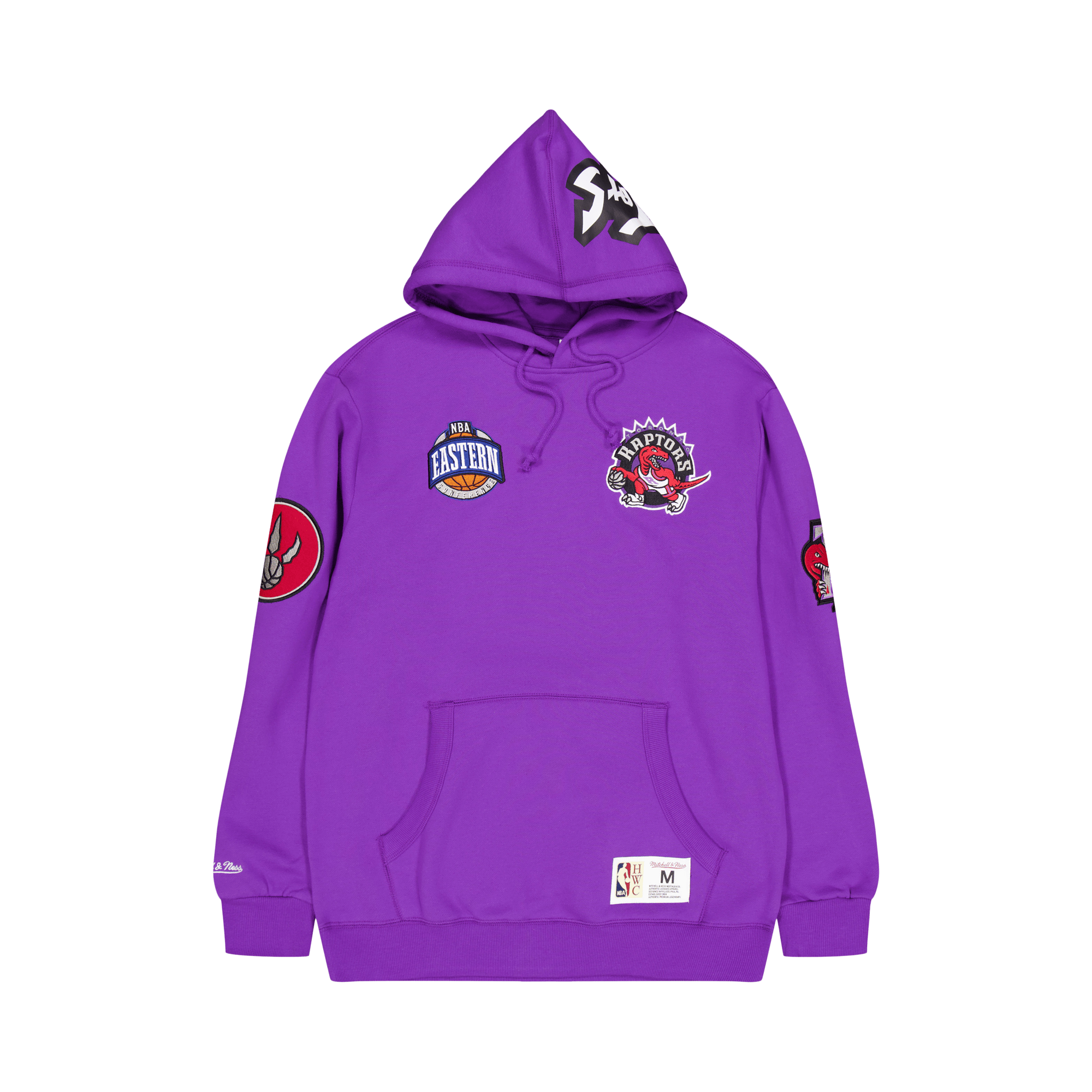 M&n City Collection Fleece Hoo Raptors Purple