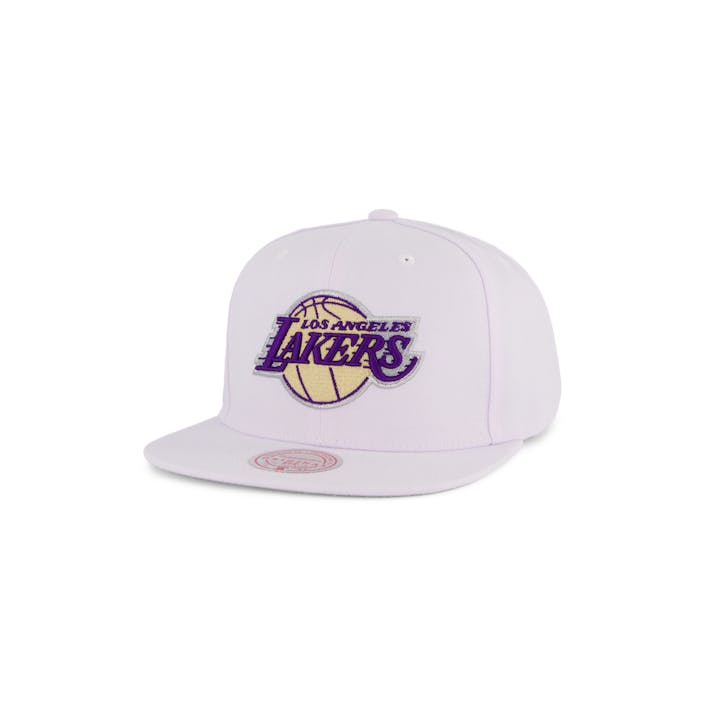 Lakers Winter Snapback, Male, Odzież, Kapelusze i czapki, Biały, ONESIZE