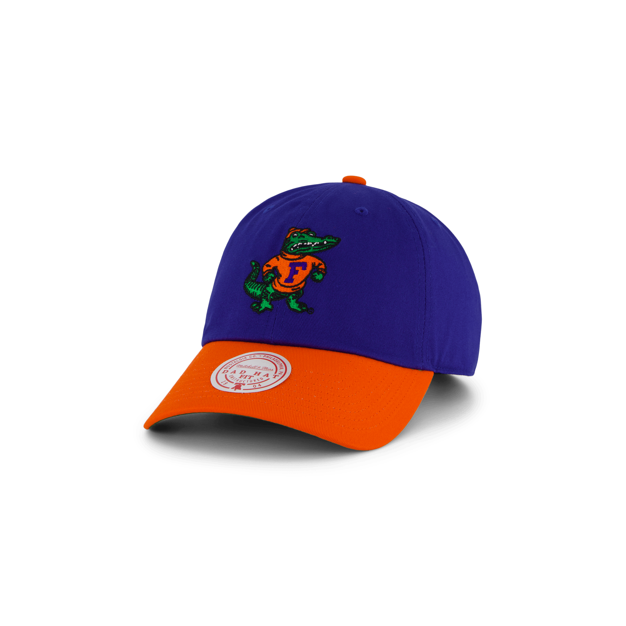Gators Team 2 Tone 2.0 Dad Strapback, Male, Apparels, Hats & Caps, Blue/Orange, ONESIZE