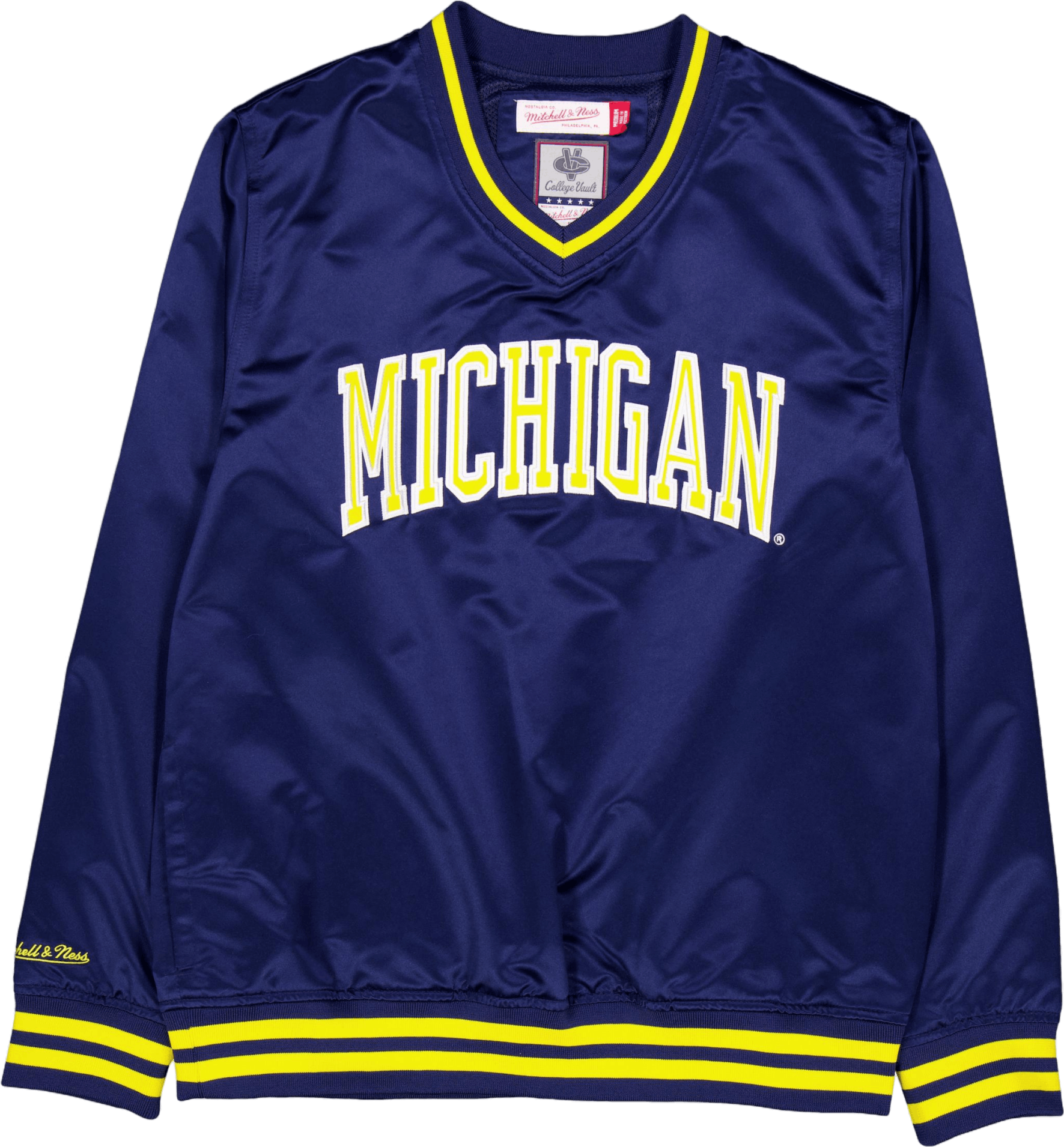 Sideline Pullover Satin Jacket Navy, Male, Aparelhos, jaquetas, Azul, L