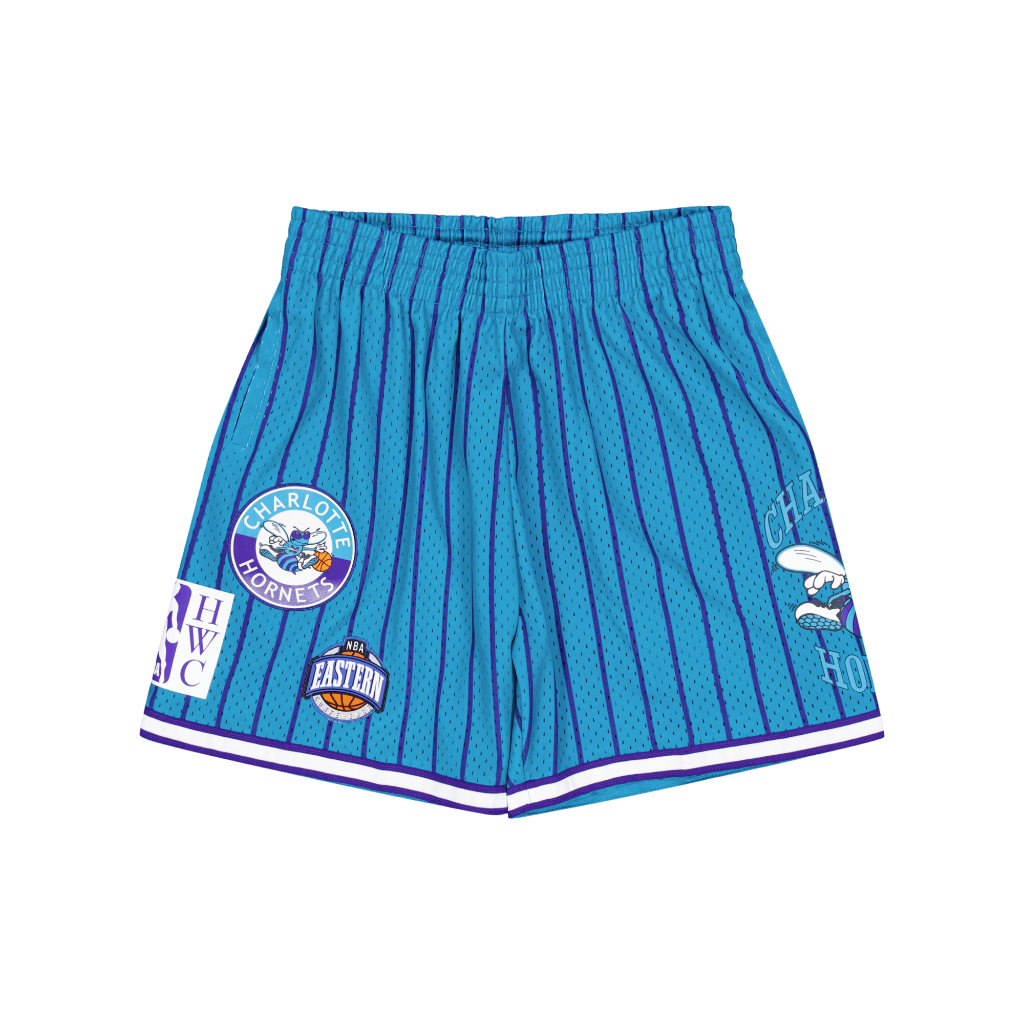 M&n City Collection Mesh Short Hornets Blue/hornets Purple