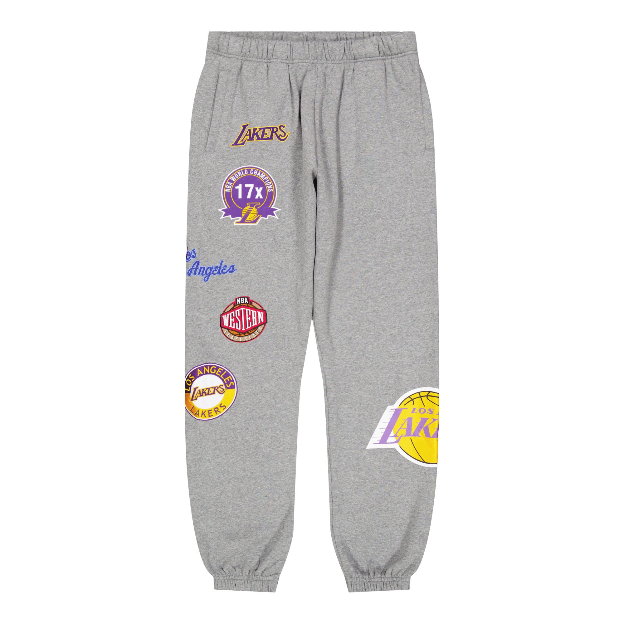 M&n City Collection Fleece Pan Grey Heather, Male, Odzież, Bottoms, Szary, M