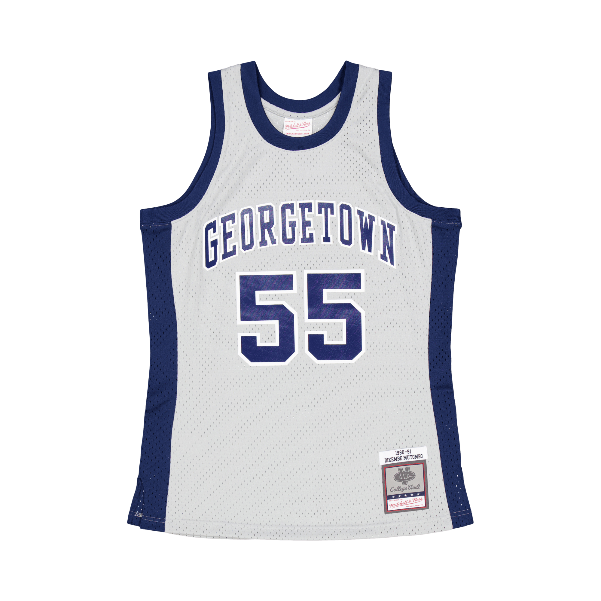 Swingman Jersey - Georgetown 1 Chrome, Male, Apparels, Jersey, White, XL
