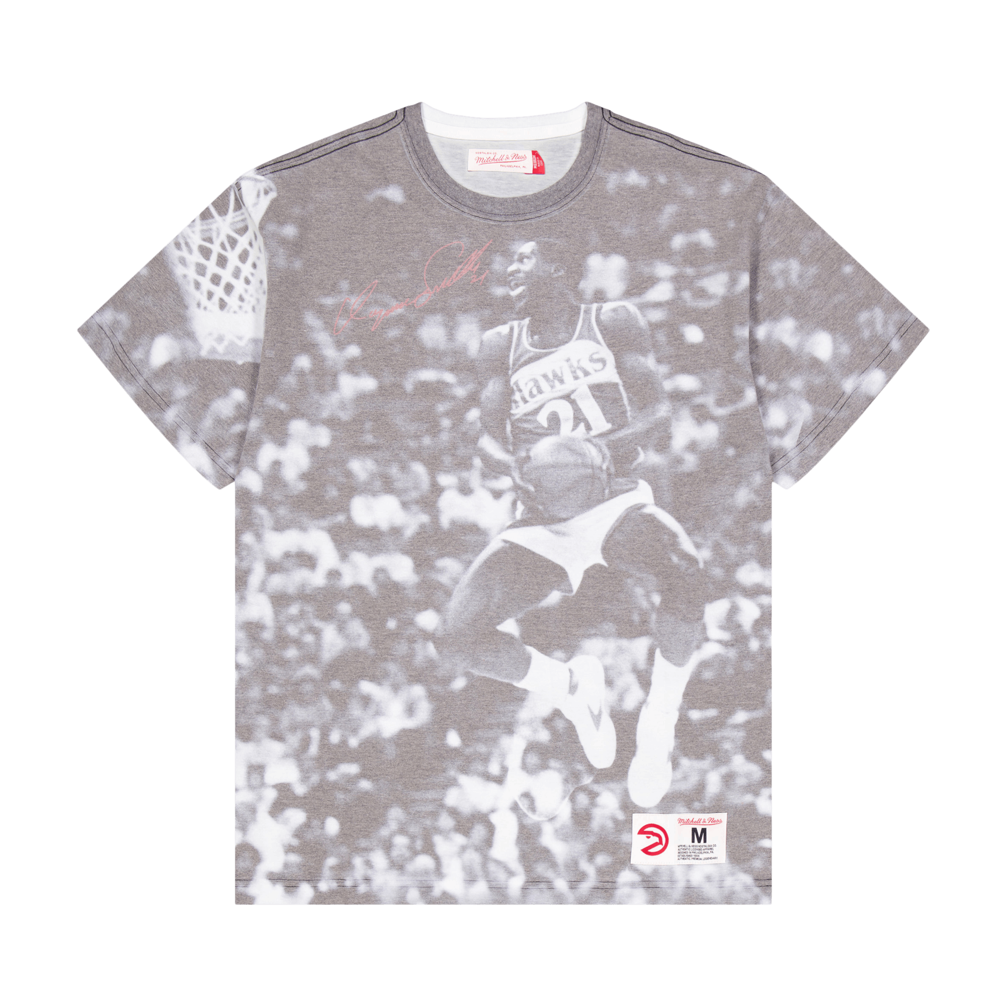 Sublimated S/s Tee - Dominique White, Male, Kläder, Tops, Vit, M