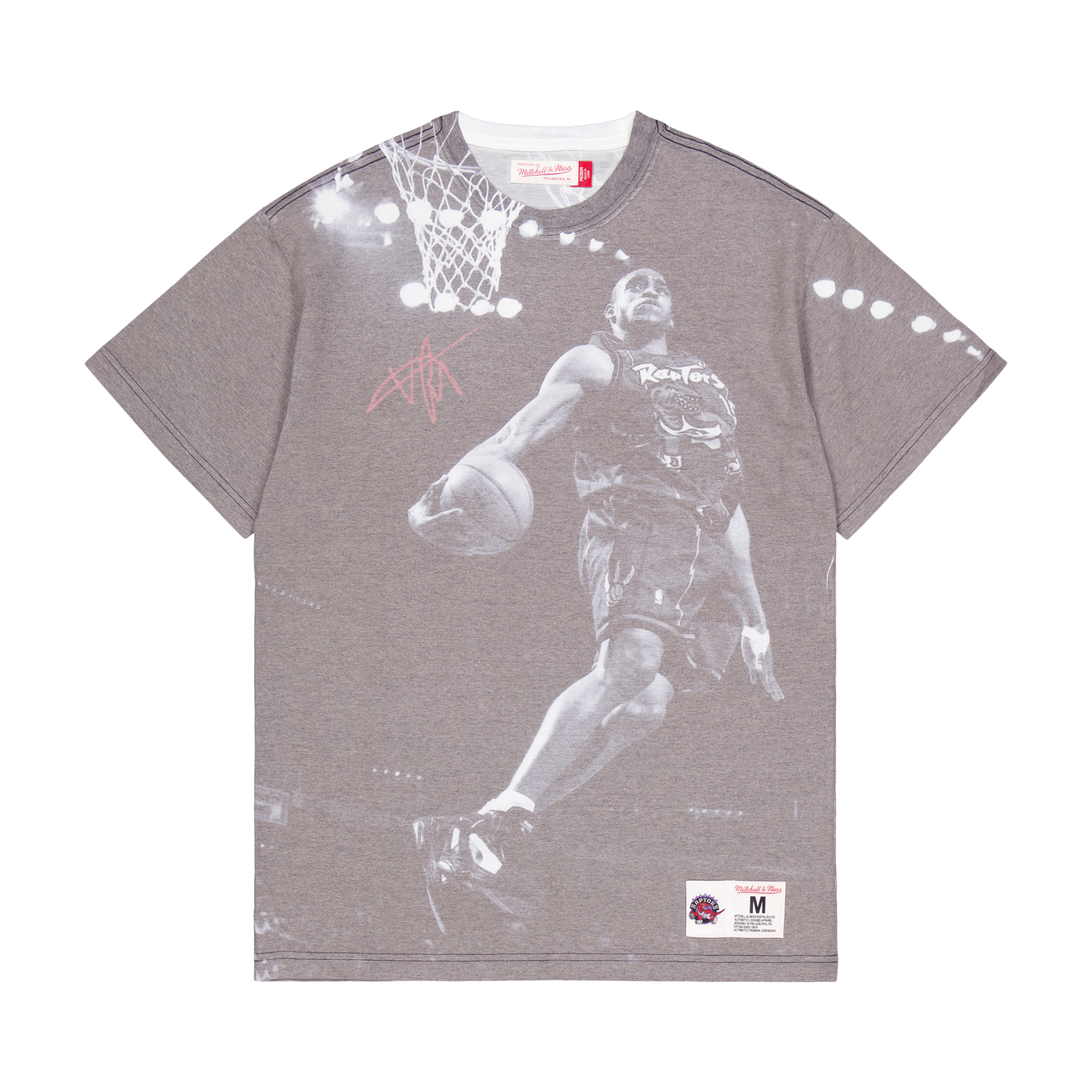 Above The Rim Sublimated S/s T White, Male, Kläder, Tops, Vit, M