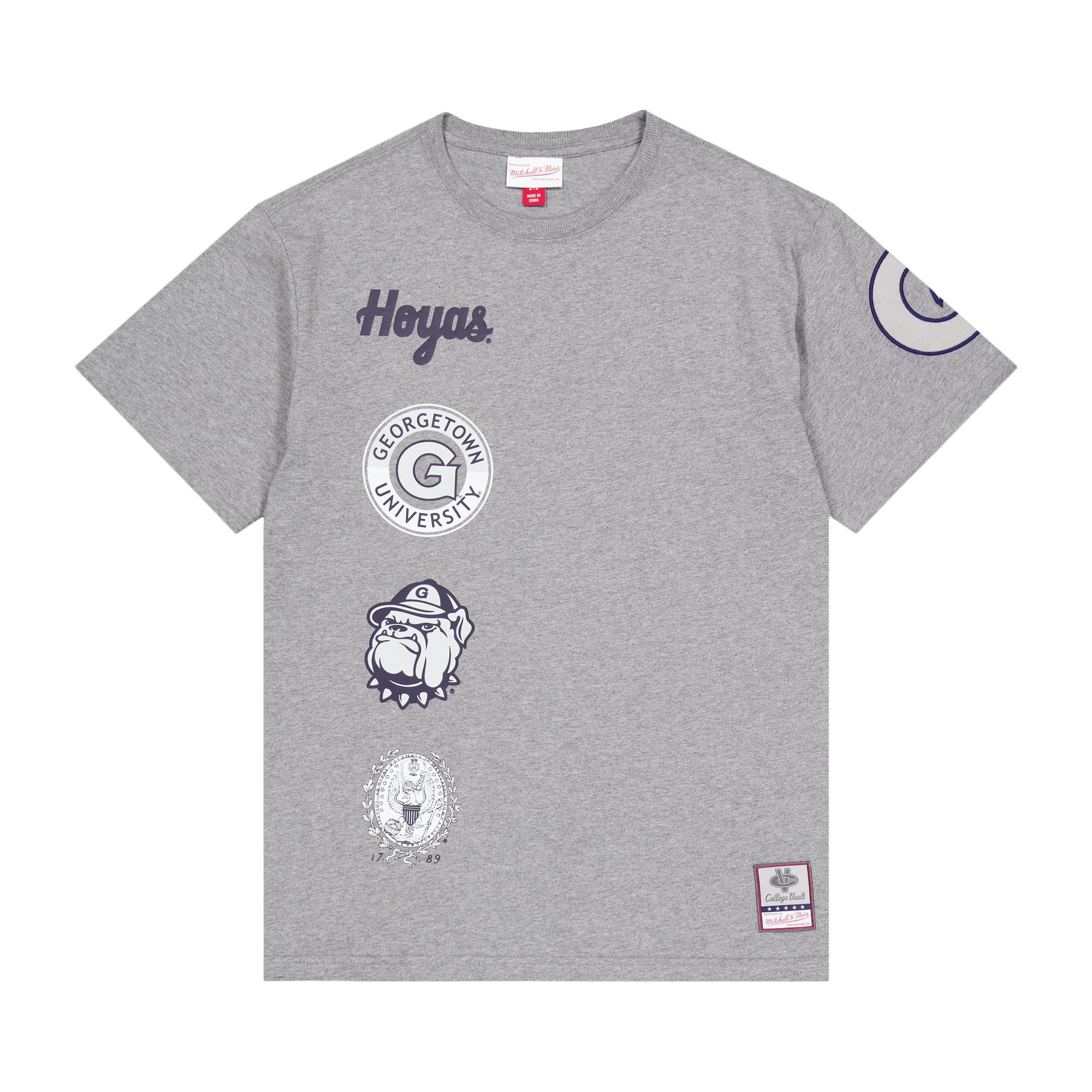 M&n City Collection S/s Tee Grey Heather