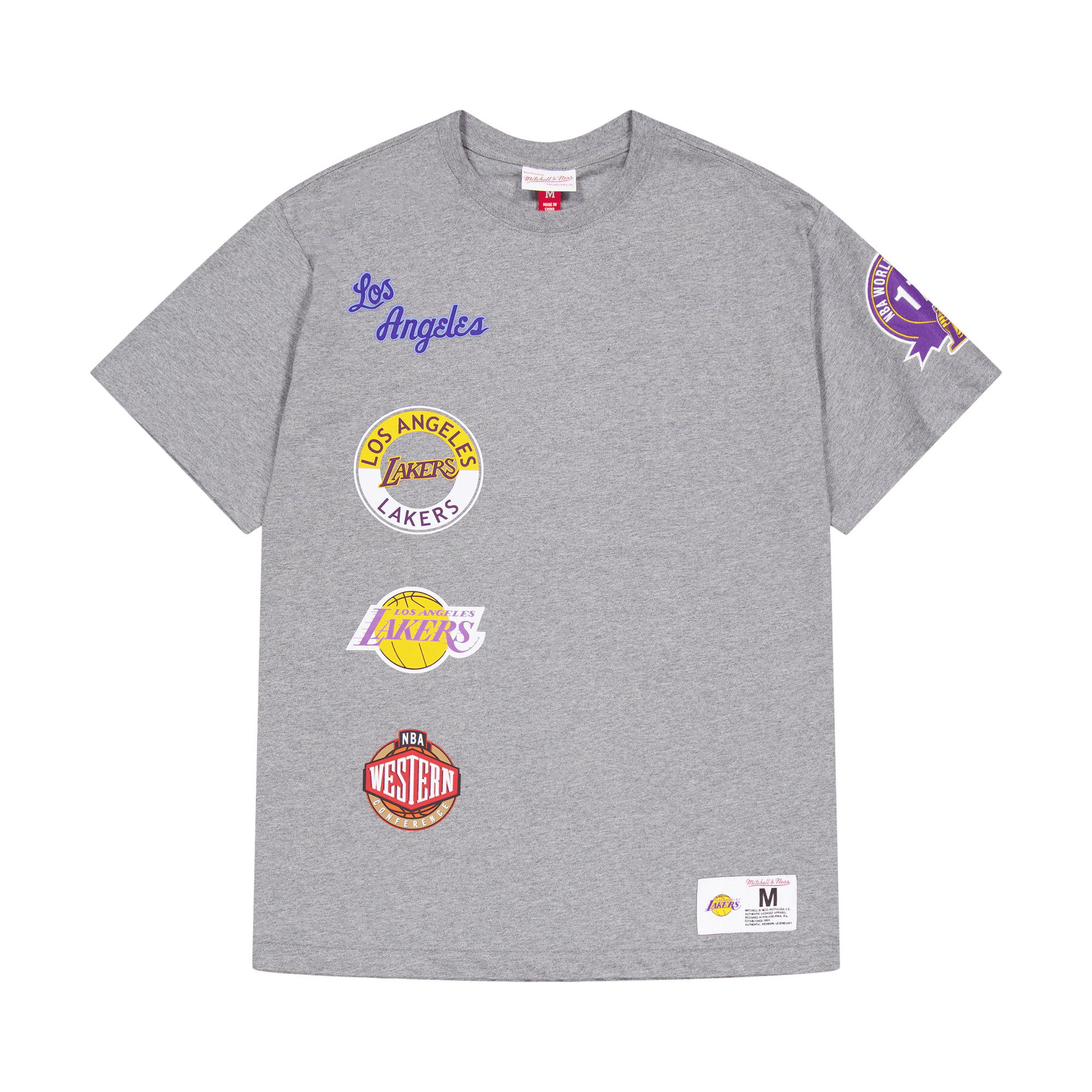 M&n City Collection S/s Tee Grey Heather