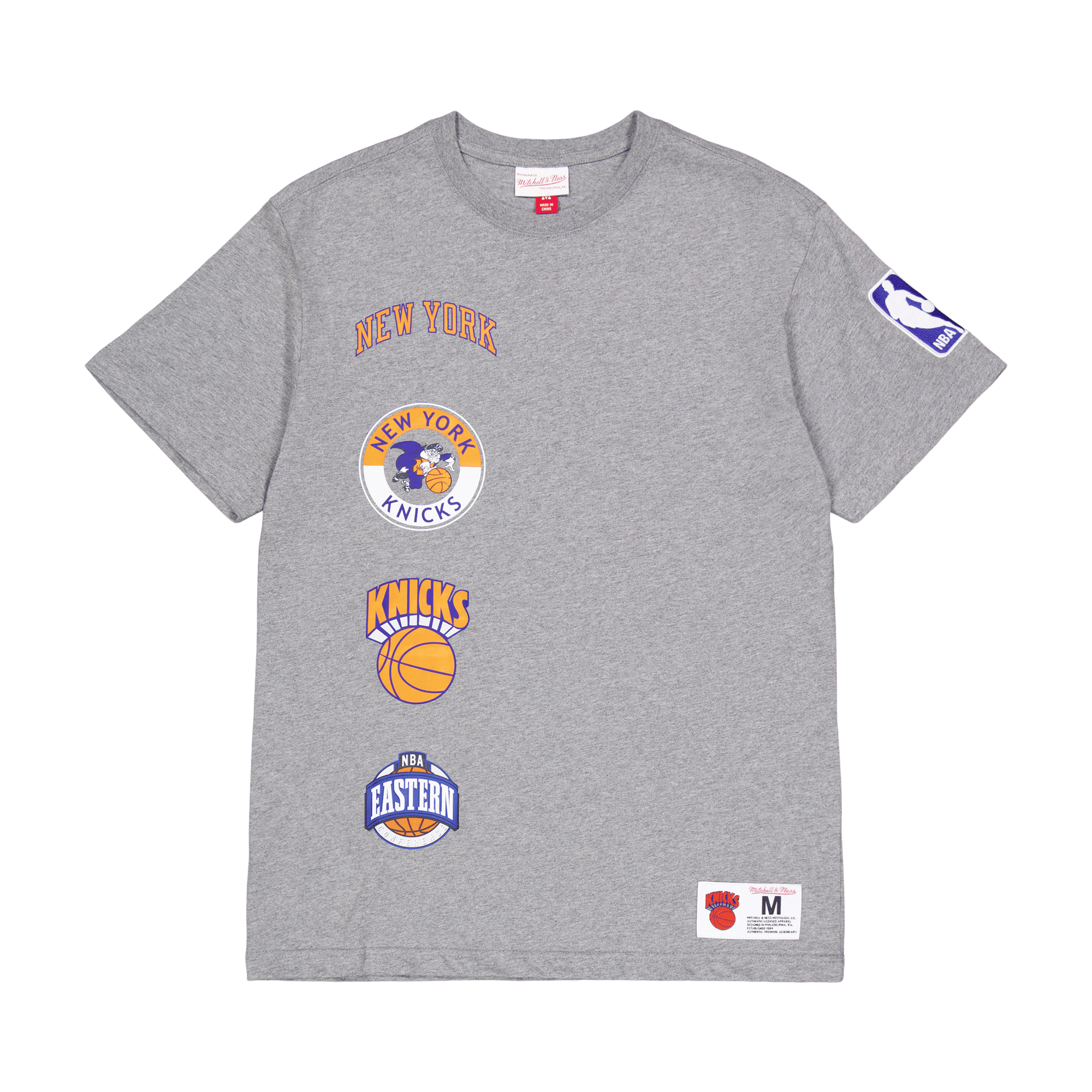 M&n City Collection S/s Tee Grey Heather
