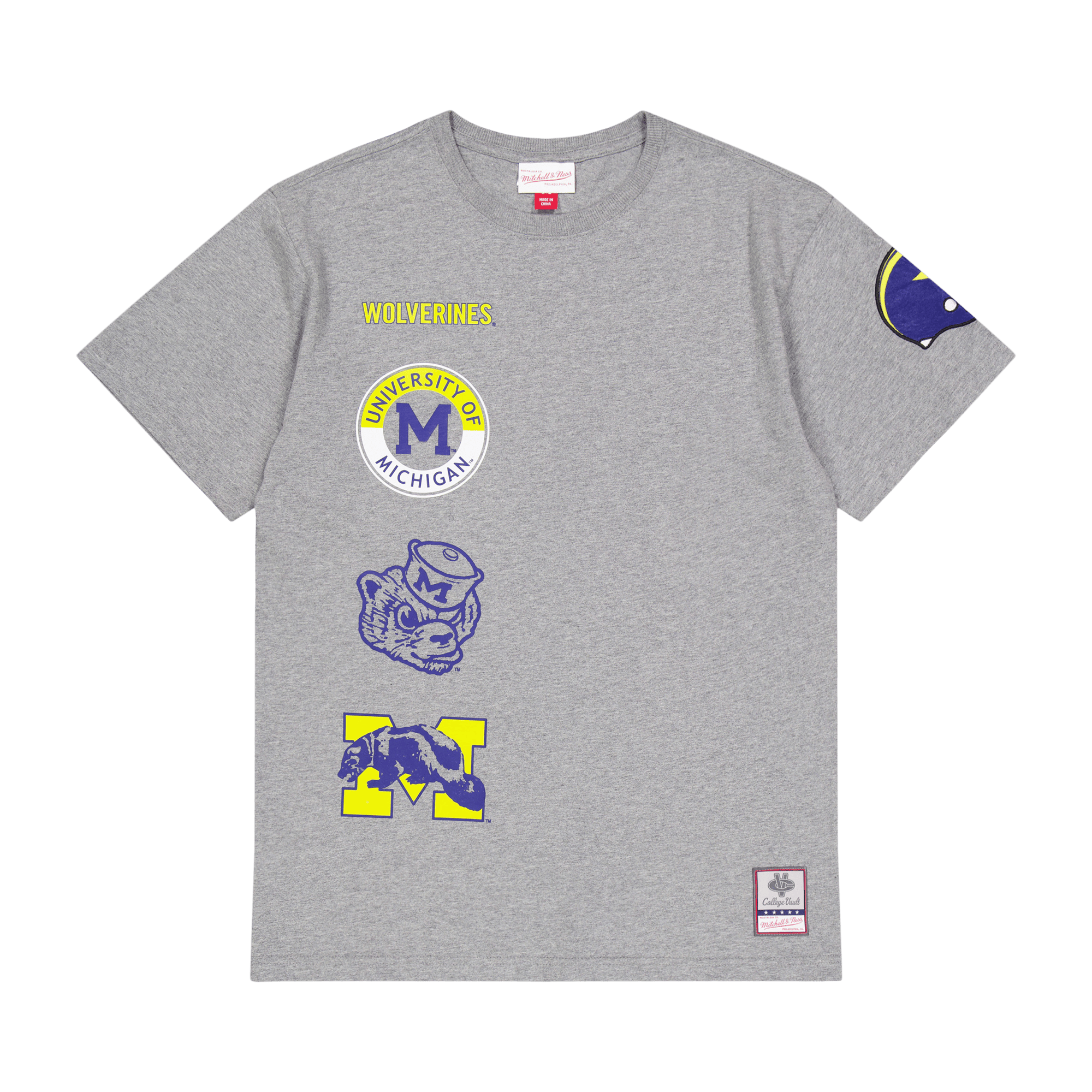 M&n City Collection S/s Tee Grey Heather