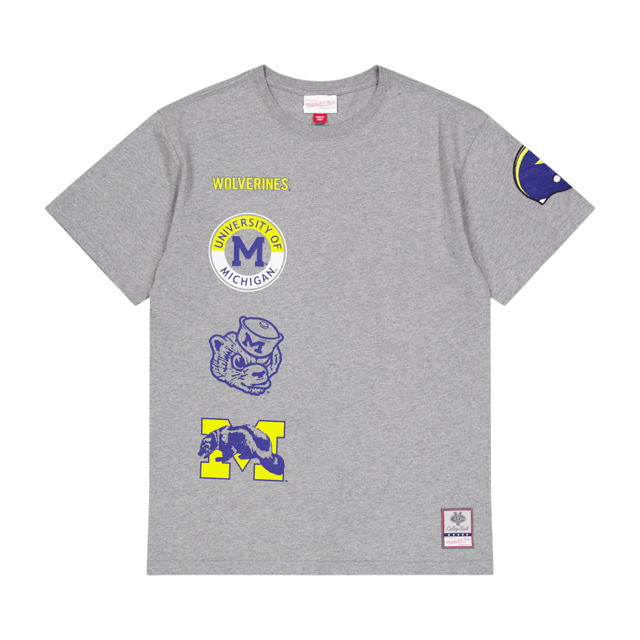 M&n City Collection S/s Tee Grey Heather