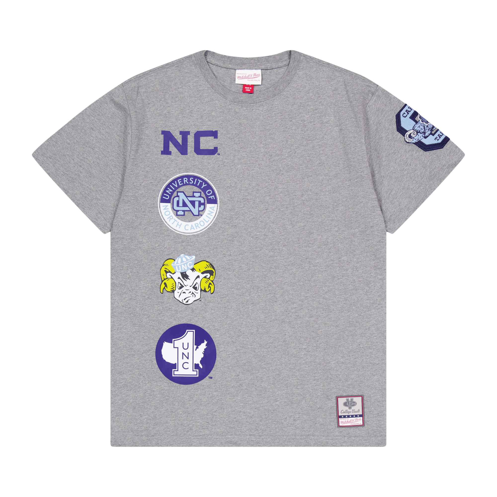 M&n City Collection S/s Tee Grey Heather