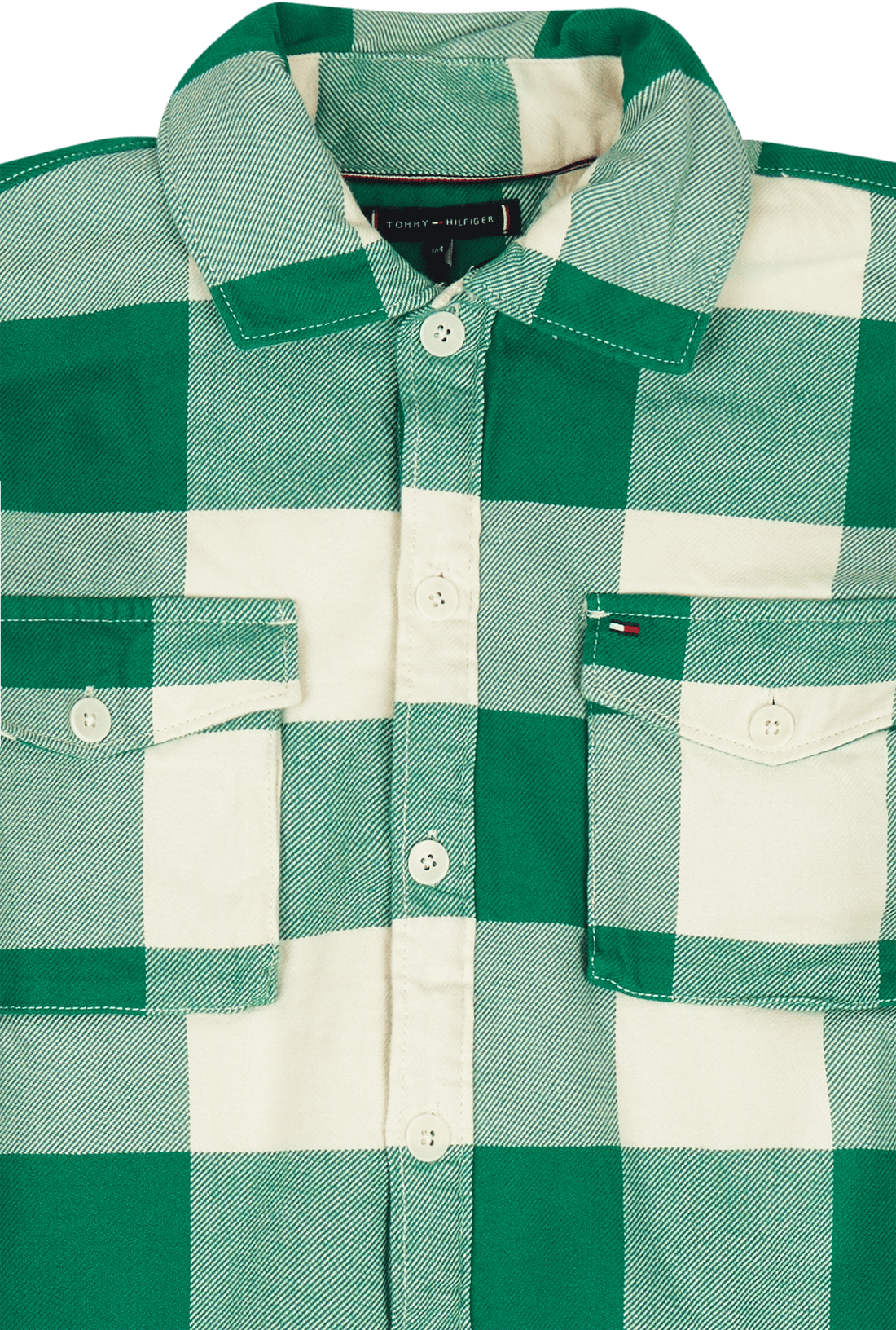 Sherpa Lined Checked Shirt Green - Bild 3