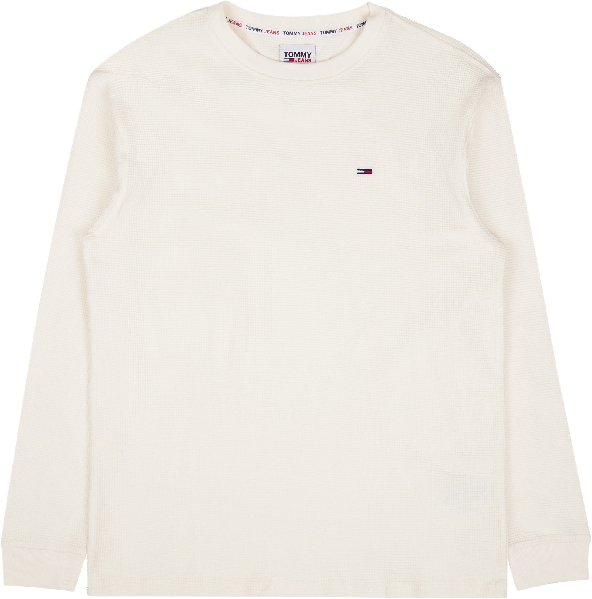 Tjm Classic Waffle Ls Tee White