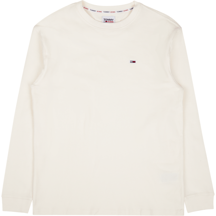 Tjm Classic Waffle Ls Tee White