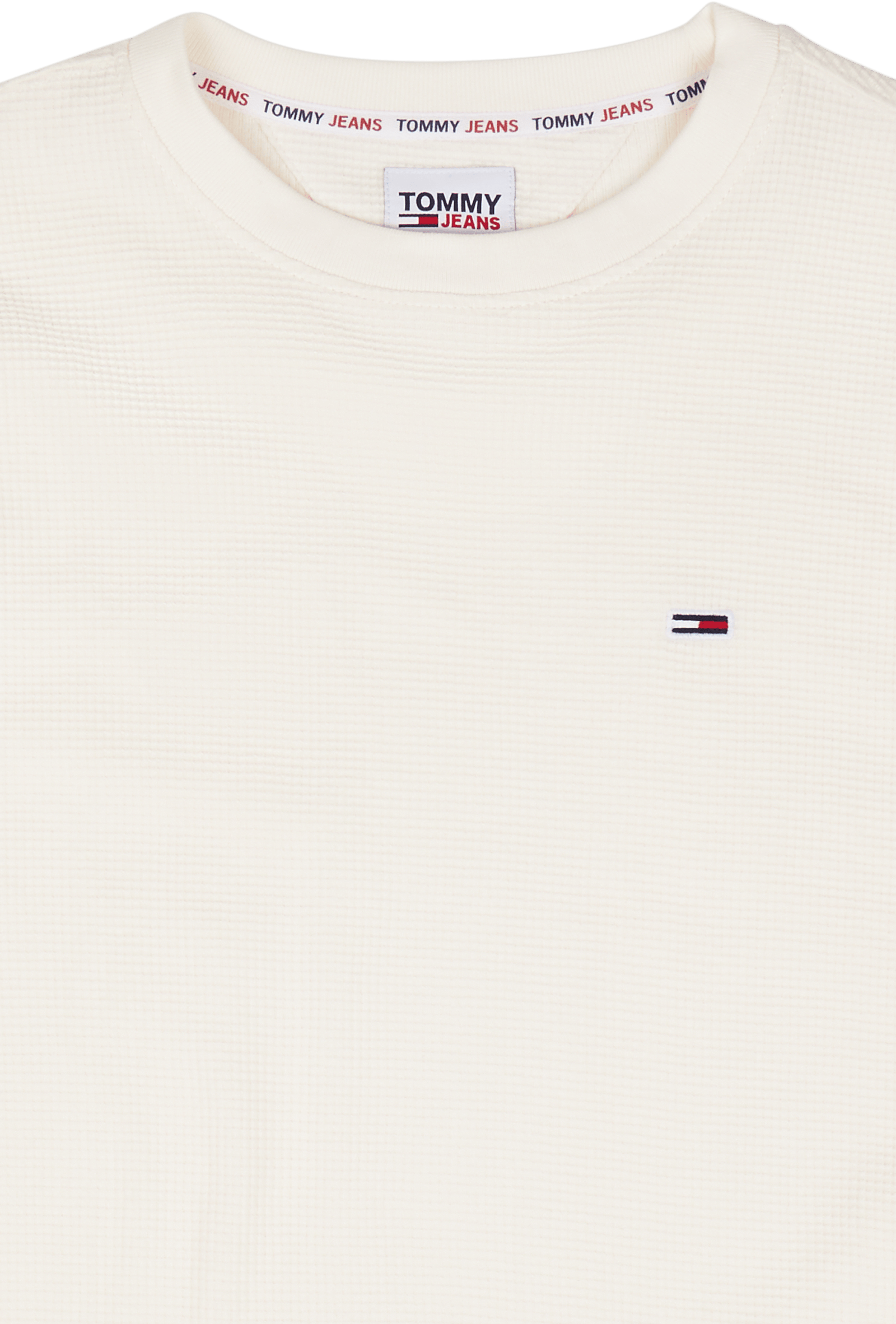 Tjm Classic Waffle Ls Tee White - Bild 3
