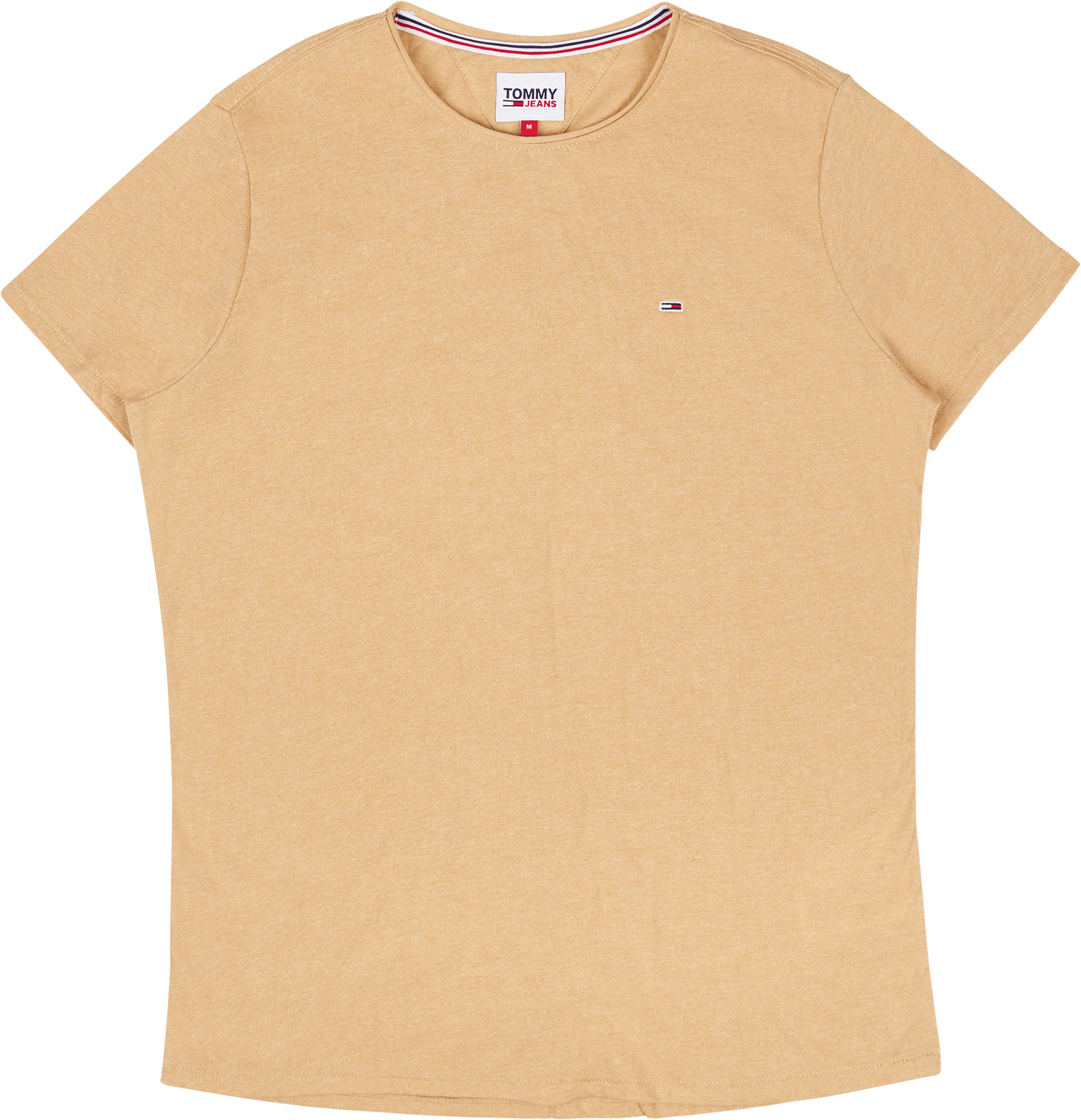 Tjm Slim Jaspe C Neck T-shirt Beige