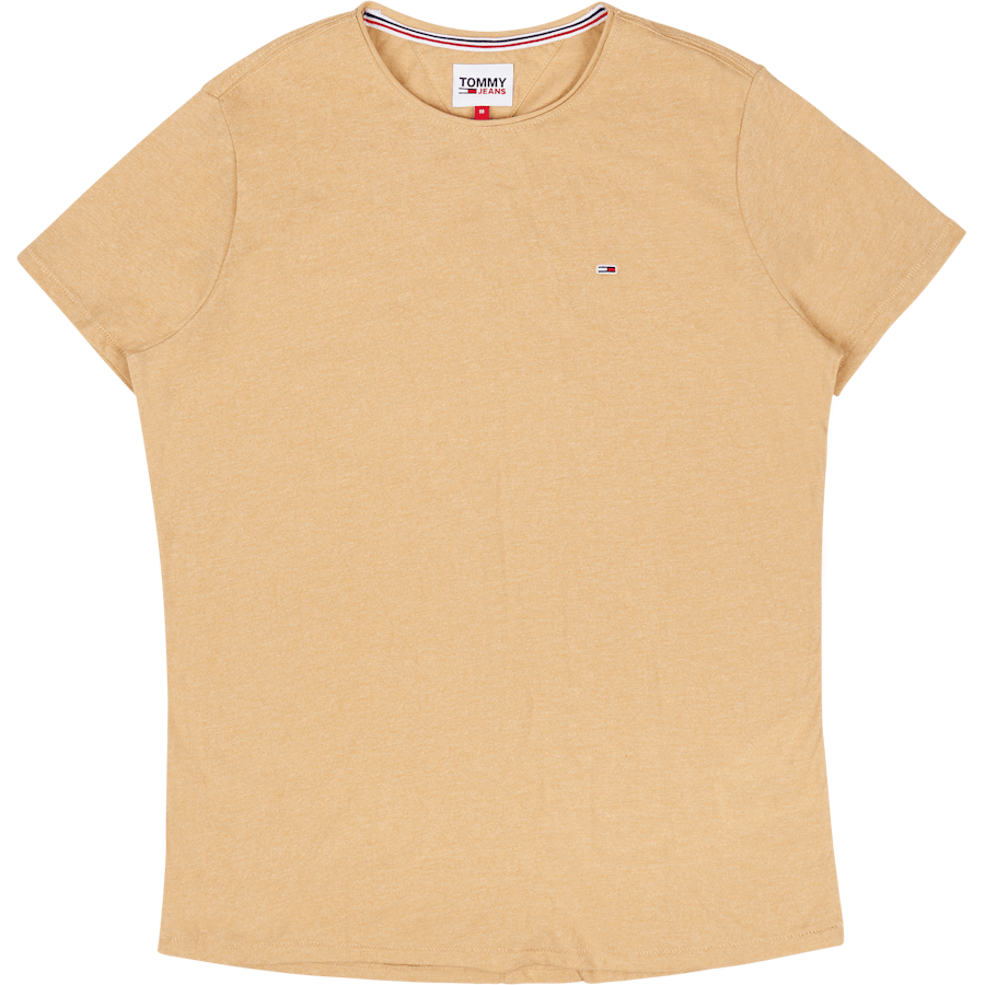 Tjm Slim Jaspe C Neck T-shirt Beige