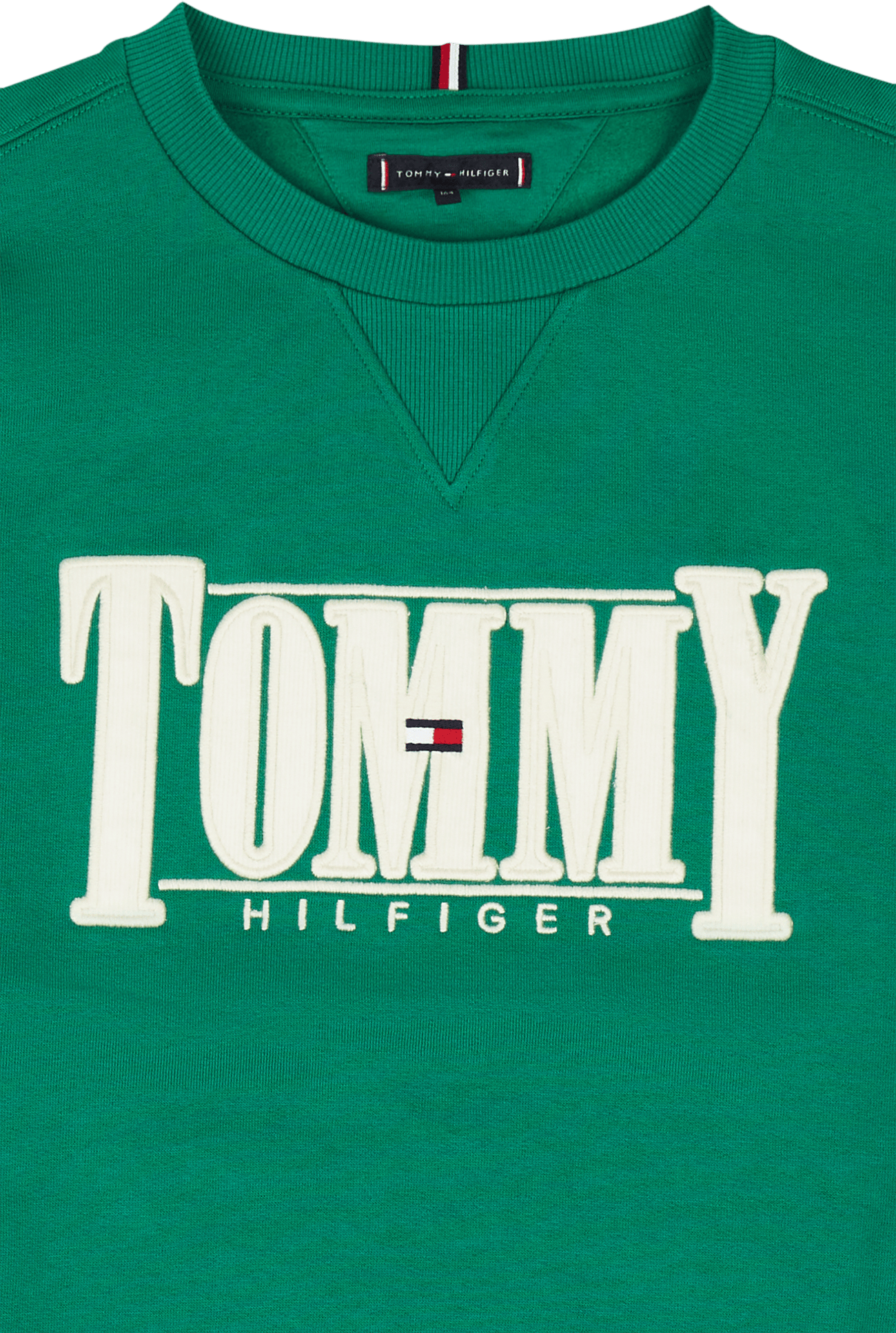 Cord Applique Sweatshirt Green - Bild 3