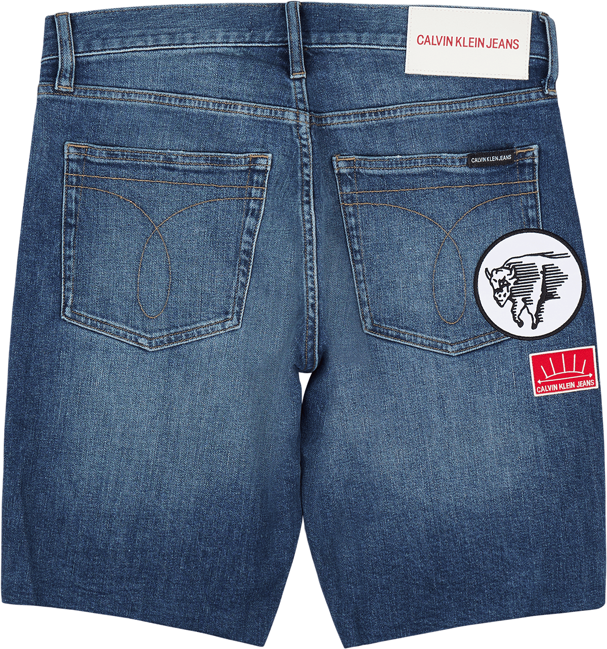 Slim Short Denim Blue - Bild 2