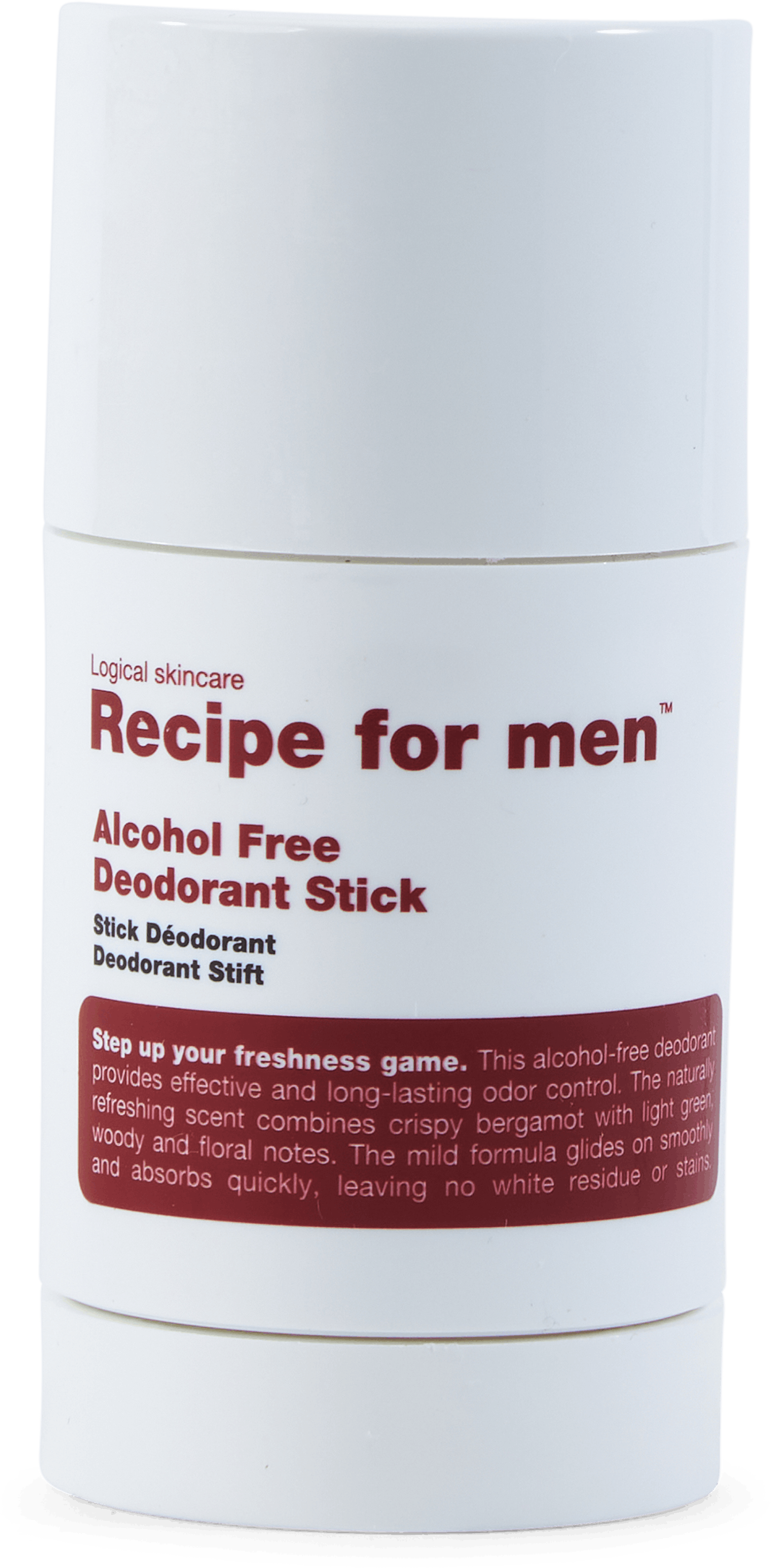 Deodorant Stick None, Male, varusteet, kauneus, läpinäkyvä, 75 ml