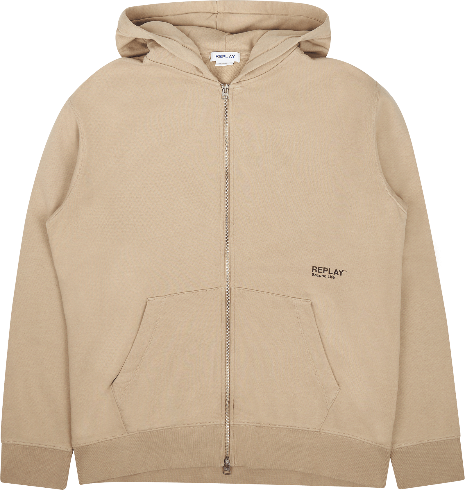Zip Hoodie 803 Light Taupe