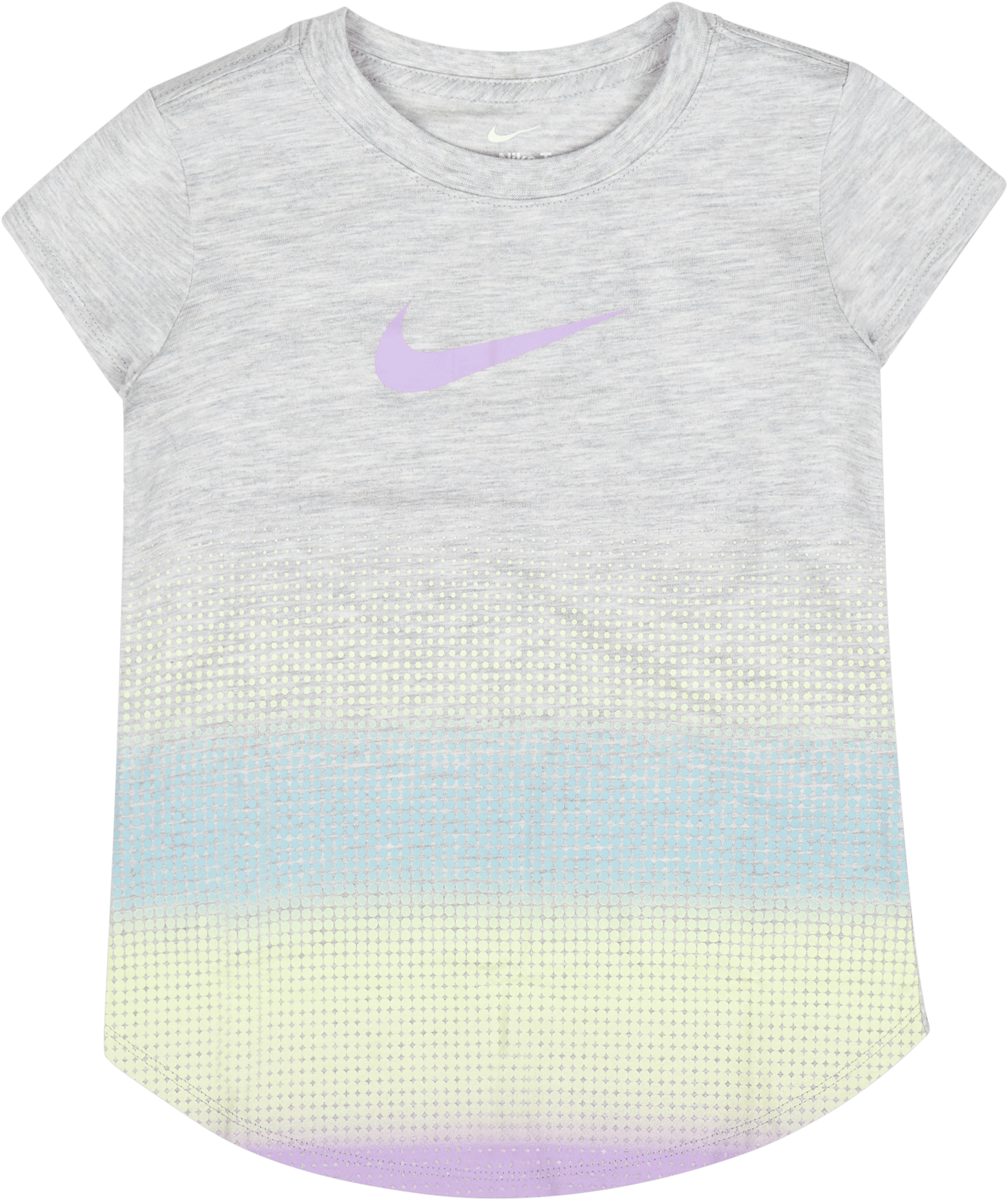 Nkg Double Dot Gradient Tee Light Smoke Grey Heather