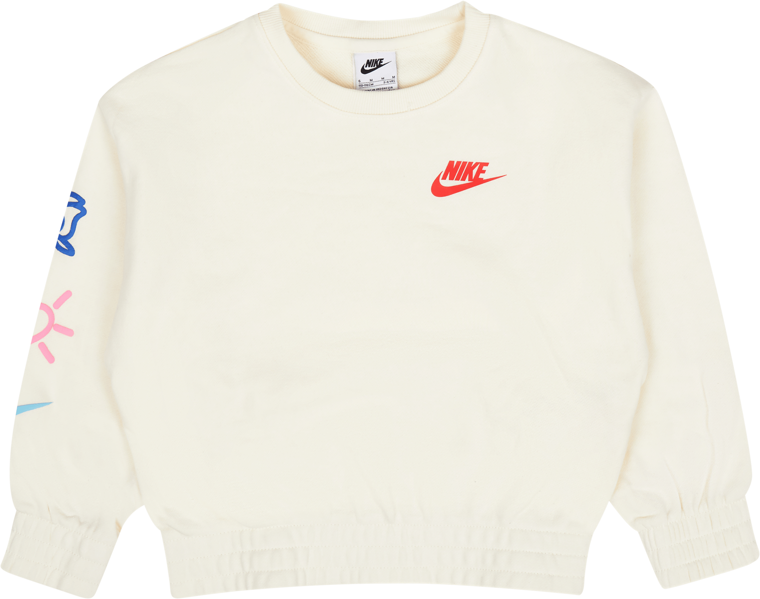 Nkg Xo Swoosh Crew Pale Ivory