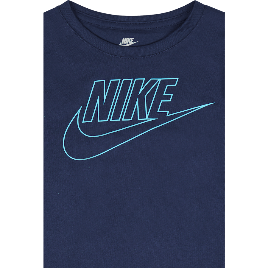 Nkb Amplfied Ls Sleeve Hit Tee Midnight Navy - Bild 3