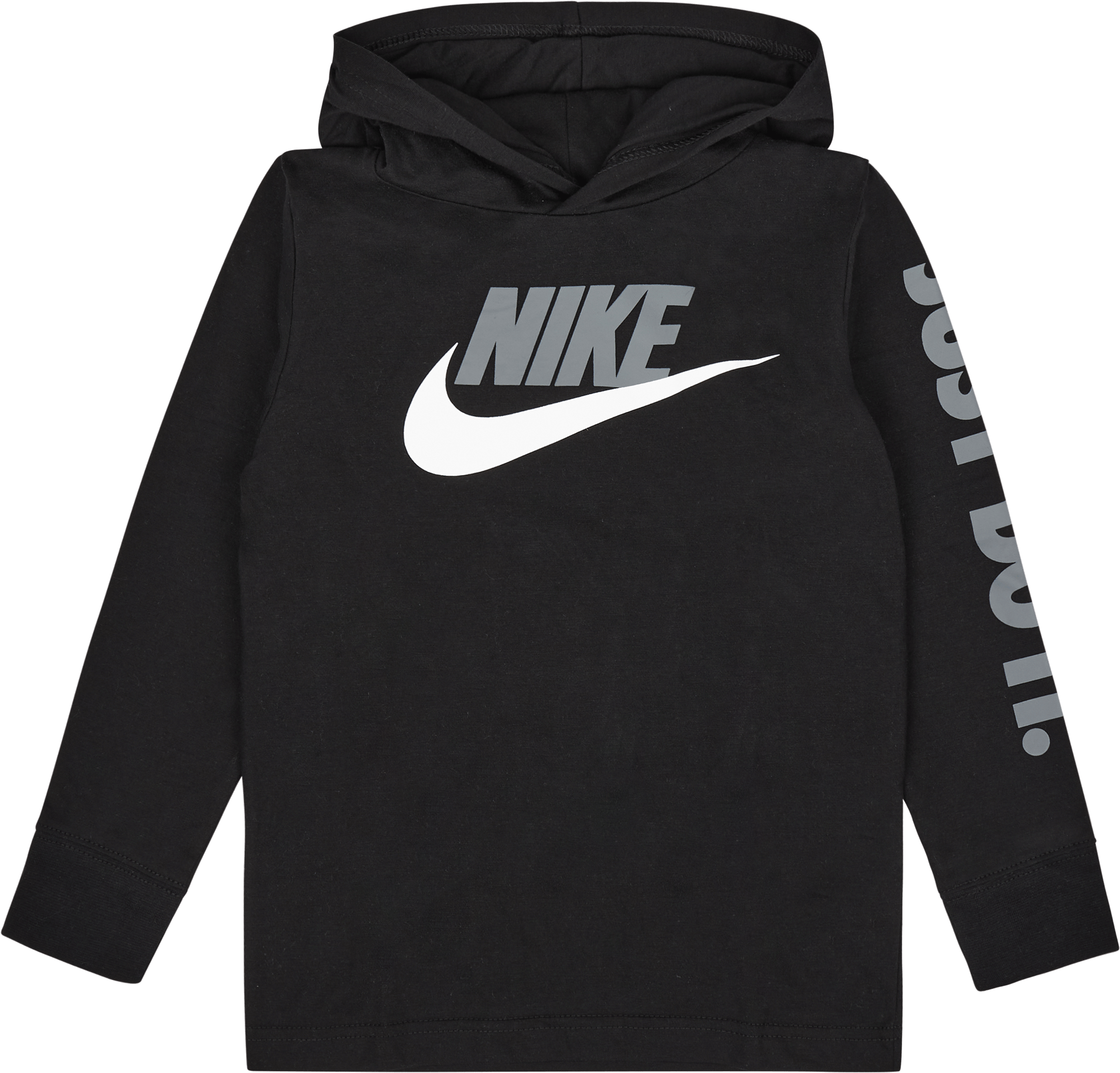 B Nsw Futura Hooded Ls Tee Black