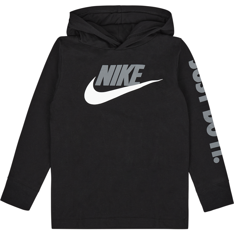 B Nsw Futura Hooded Ls Tee Black