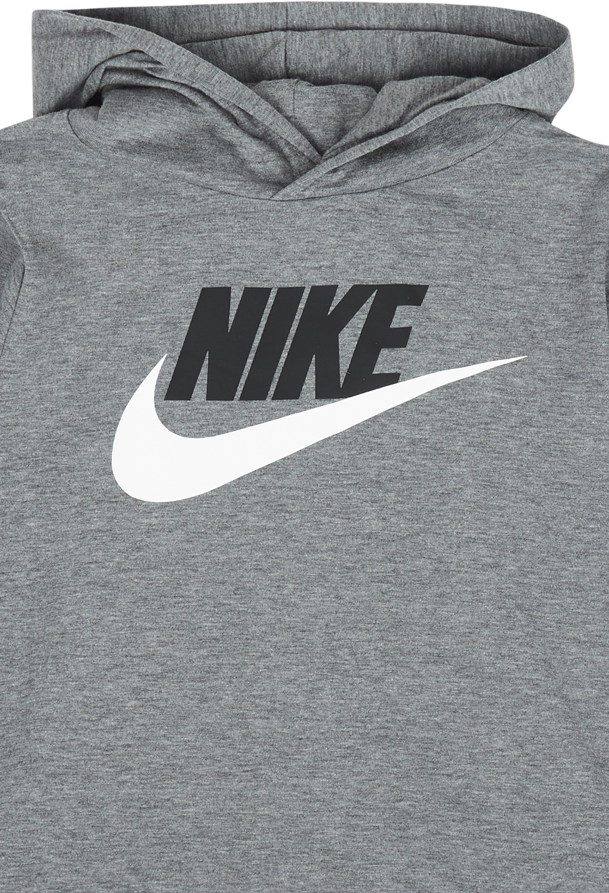 B Nsw Futura Hooded Ls Tee Carbon Heather - Bild 3