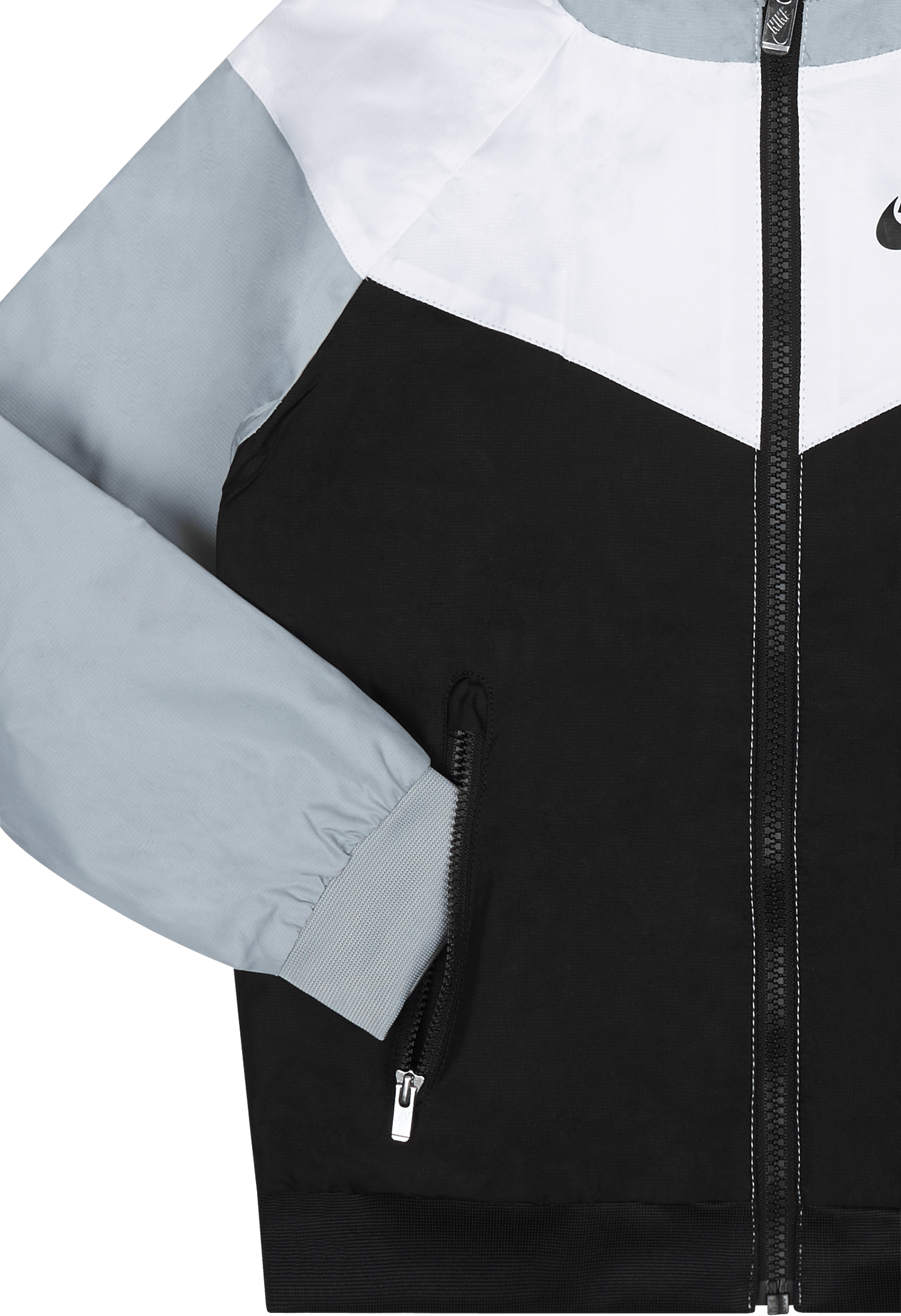 Nkb Windrunner Black/white - Bild 4