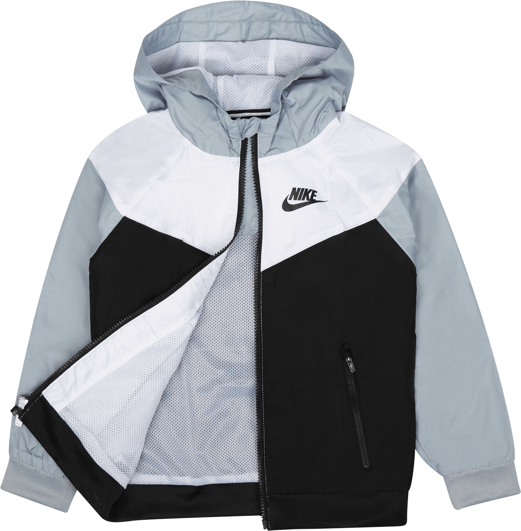 Nkb Windrunner Black/white - Bild 5