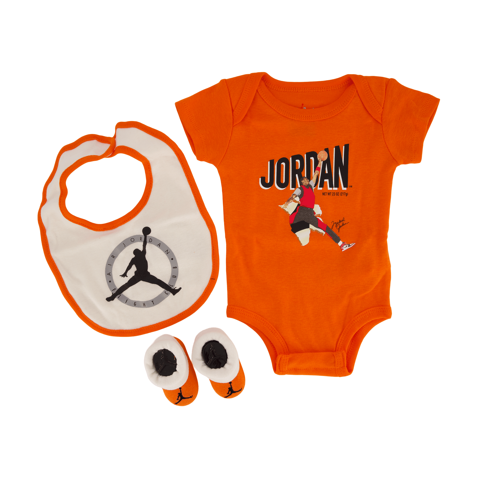 Jhb Mvp Bs/bib/bootie 3pc Set Rush Orange