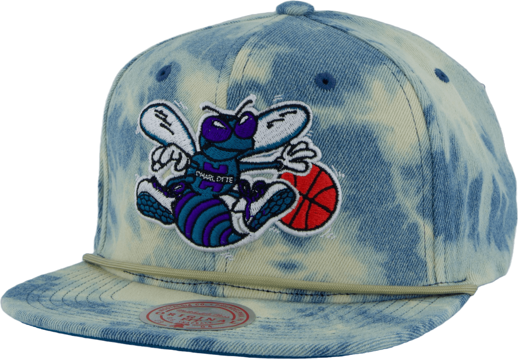 Hornets Acid Wash Snapback HWC