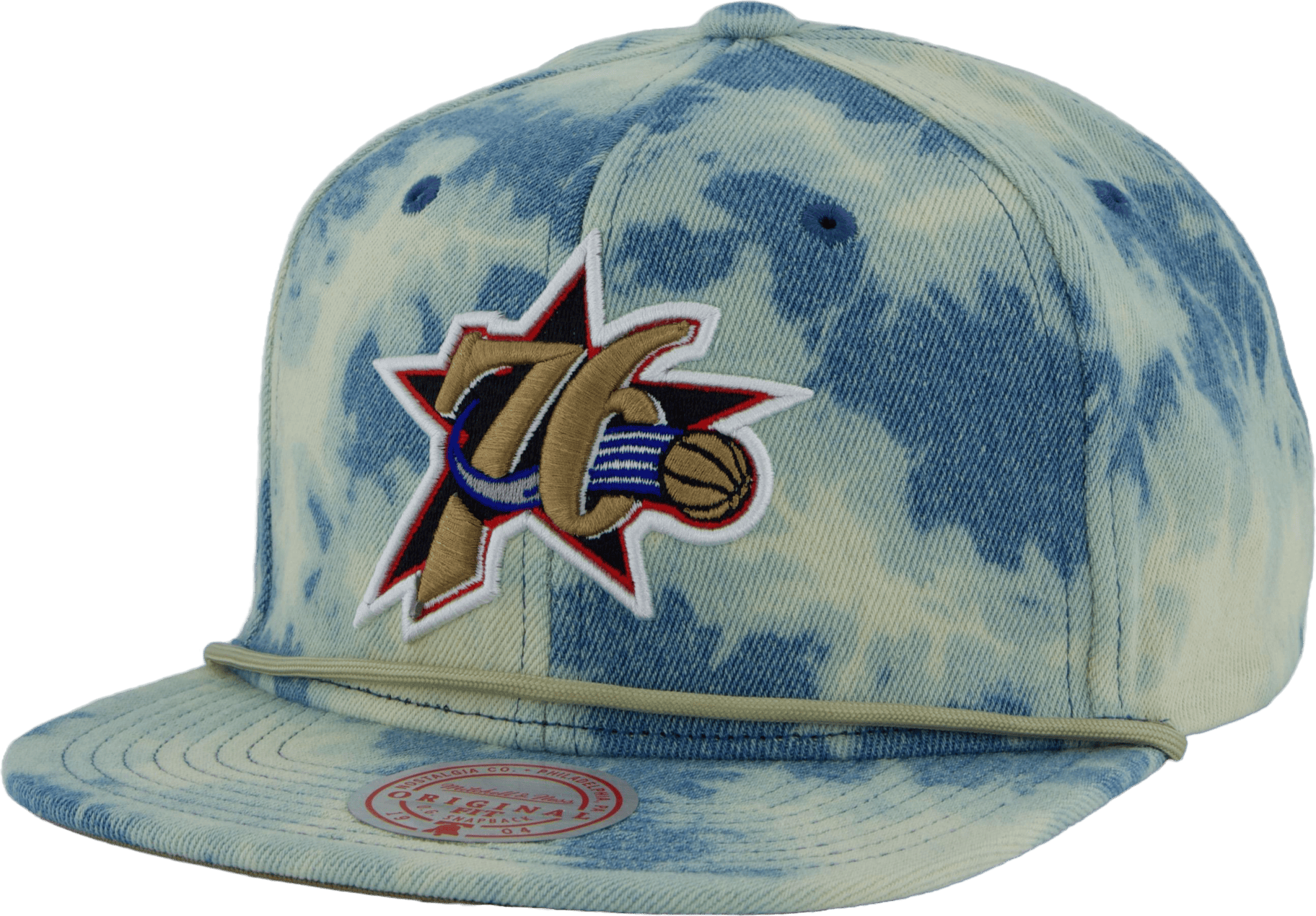 76ers Acid Wash Snapback HWC