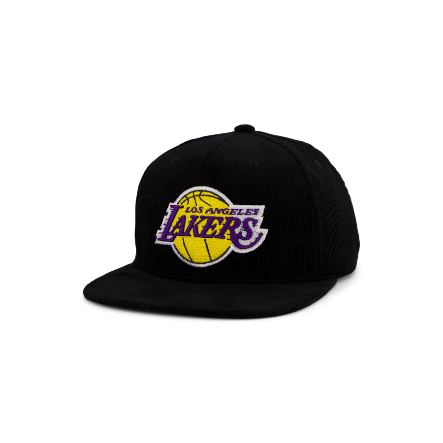 Lakers Black Cord Snapback
