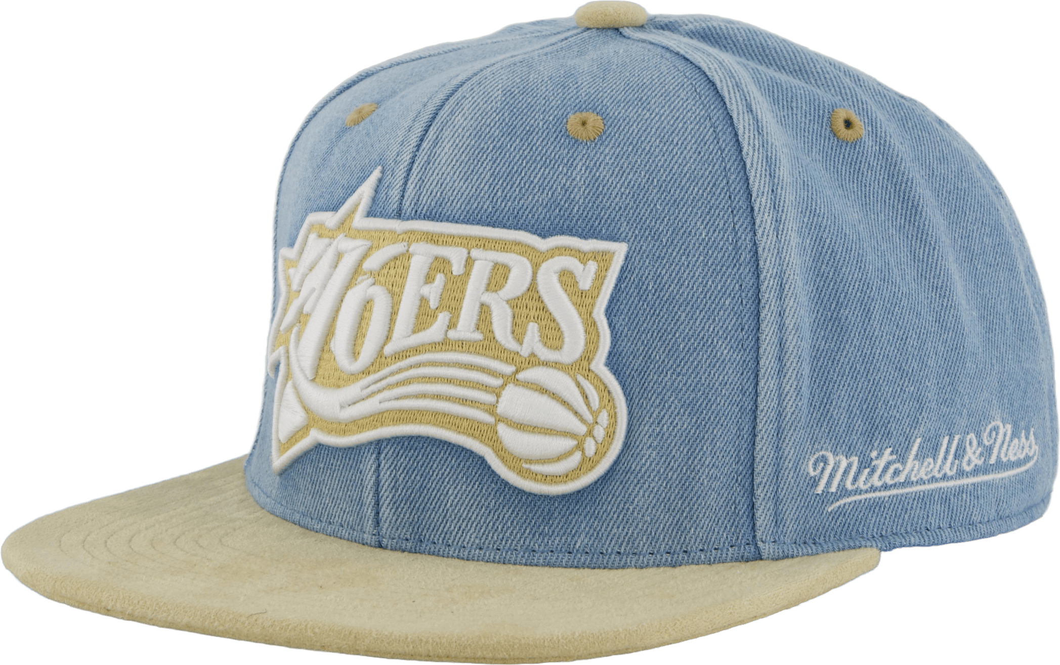 76ers Blue Jean Baby Fitted HWC