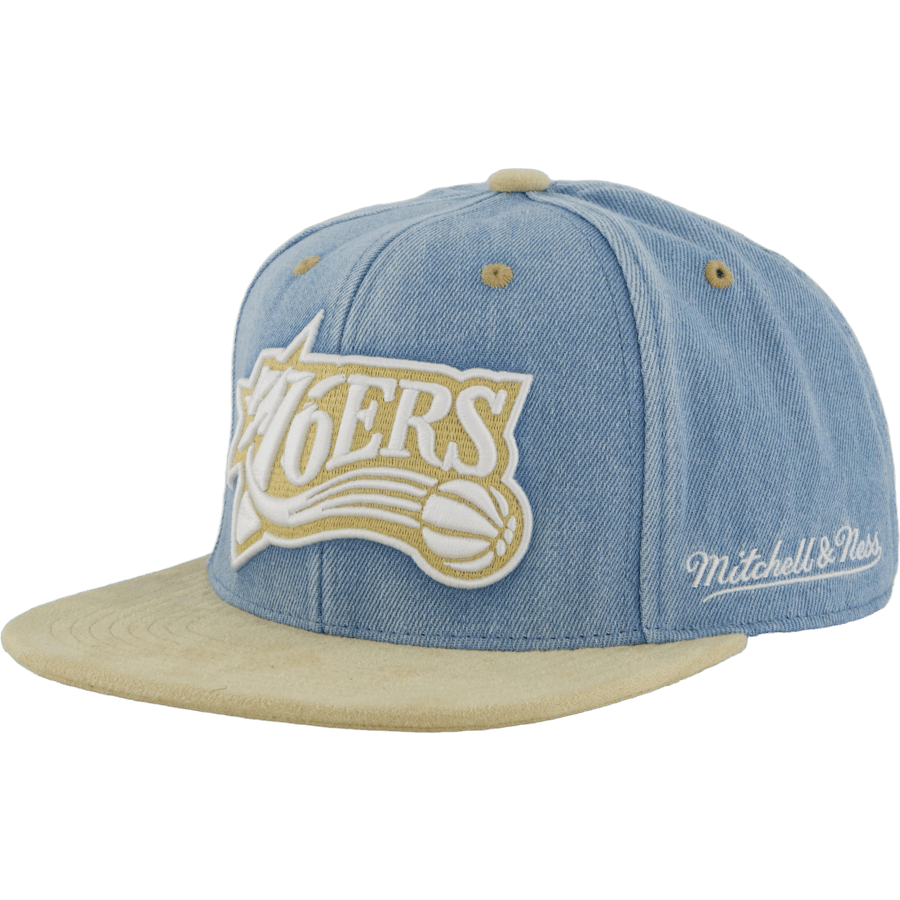 76ers Blue Jean Baby Fitted HWC