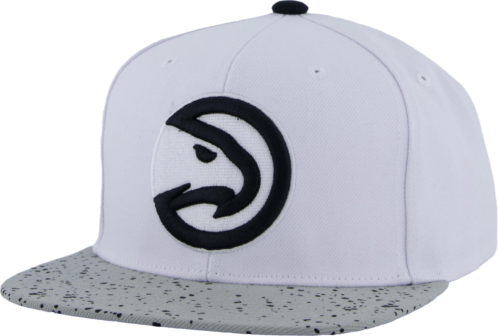 Cement Top Snapback White/silver, Male, Apparels, Hats & Caps, White, ONESIZE