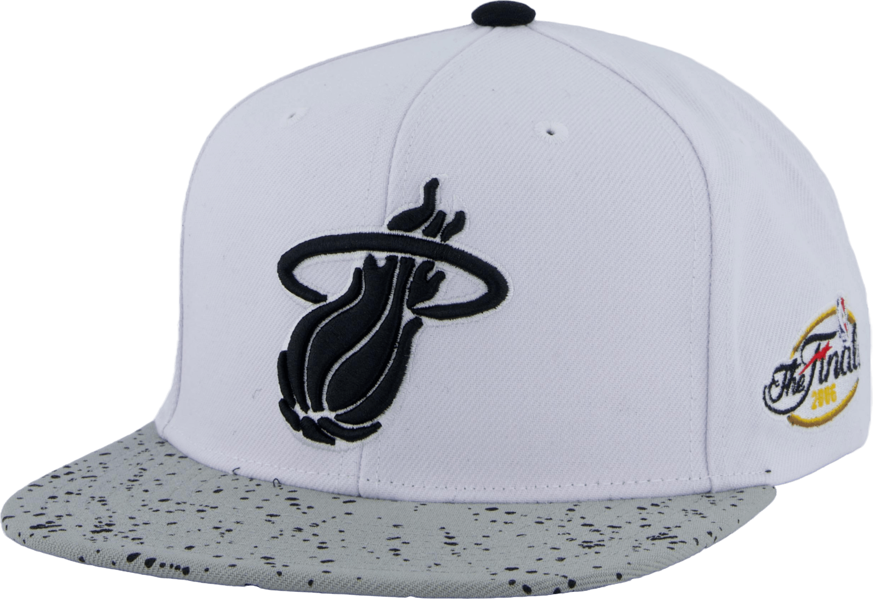 Heat Cement Top Snapback, Male, Odevy, Klobúky a čiapky, Biely/Striebro, ONESIZE