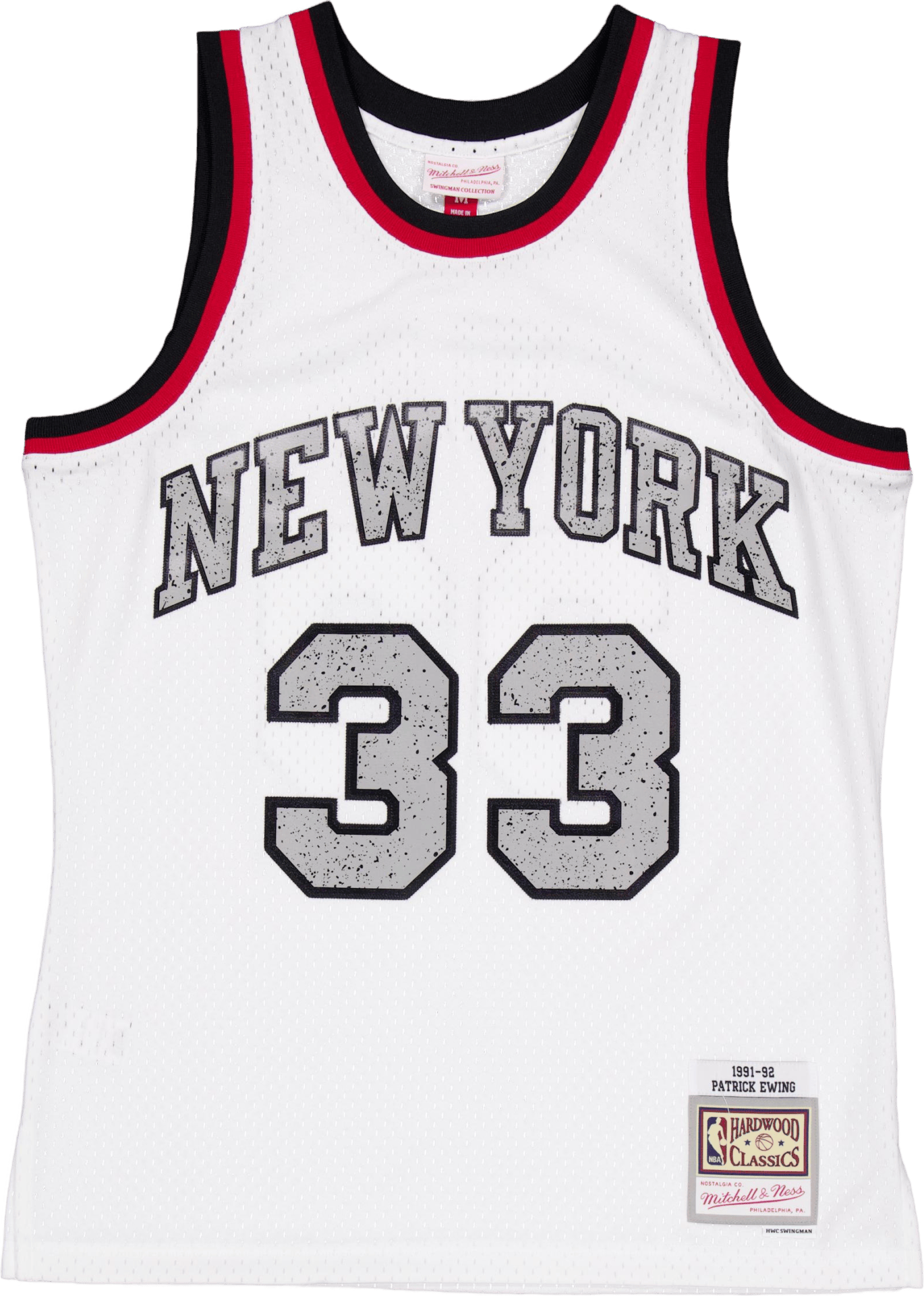 Cracked Cement Swingman Jersey White