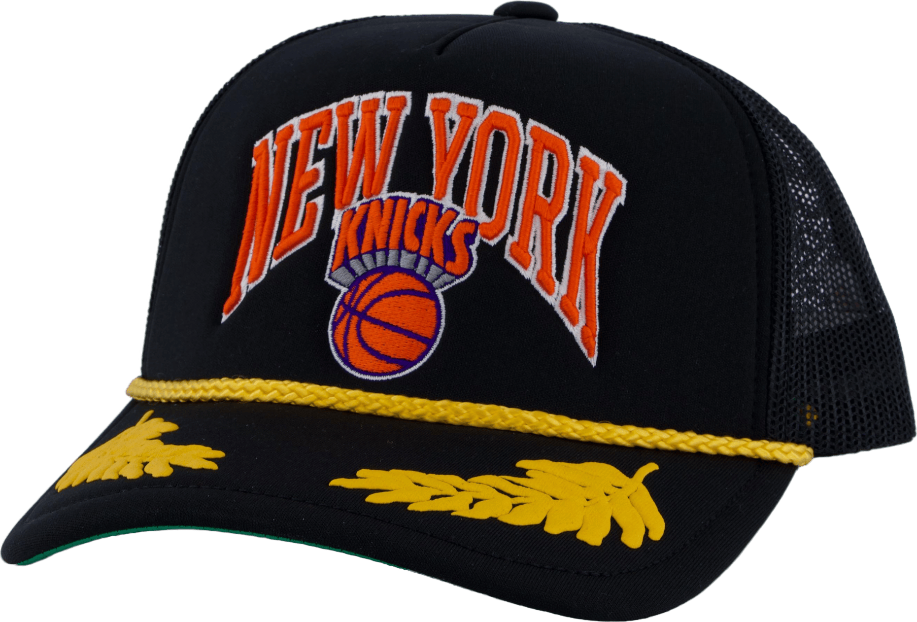 Knicks Gold Leaf Trucker HWC