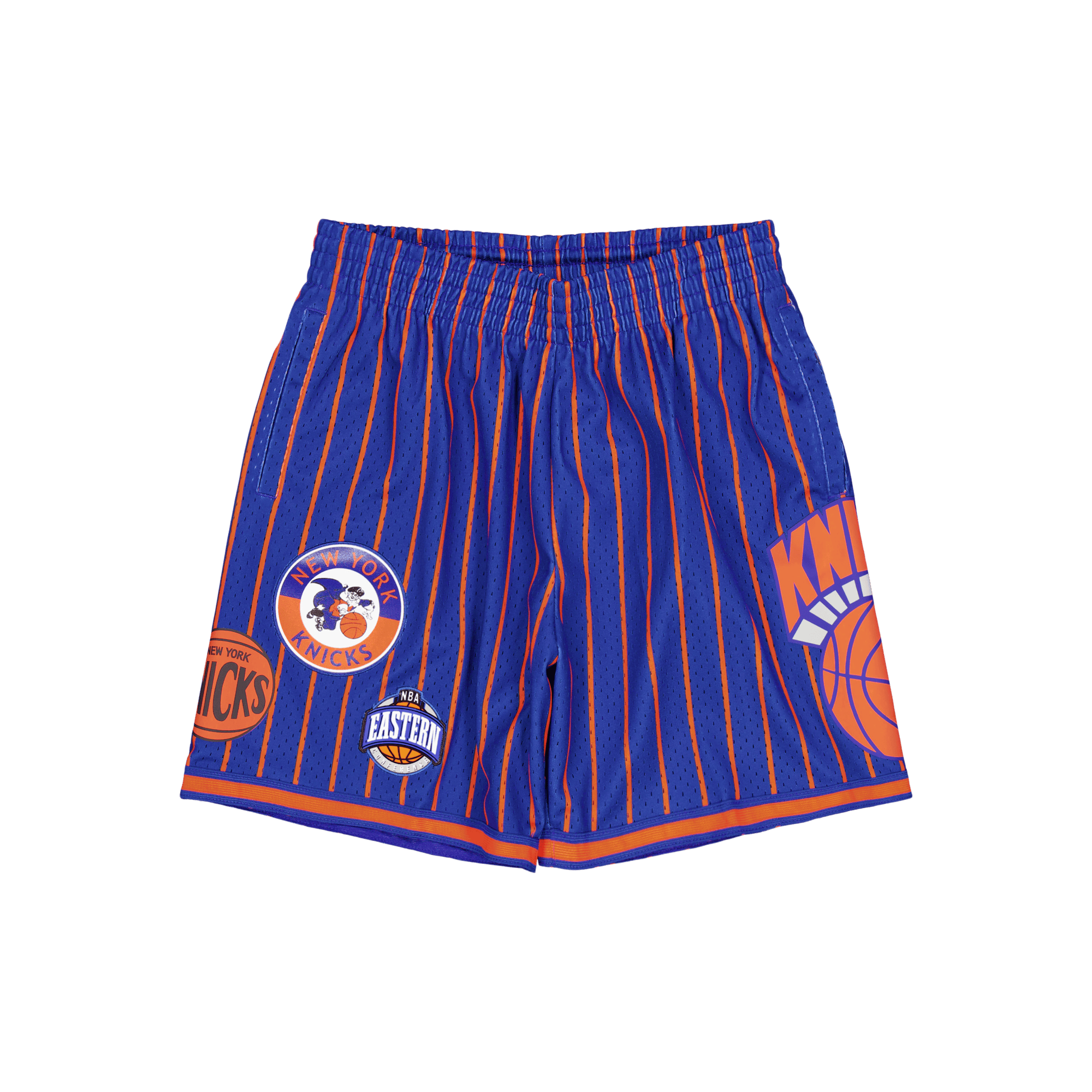 M&n City Collection Mesh Short Royal/orange